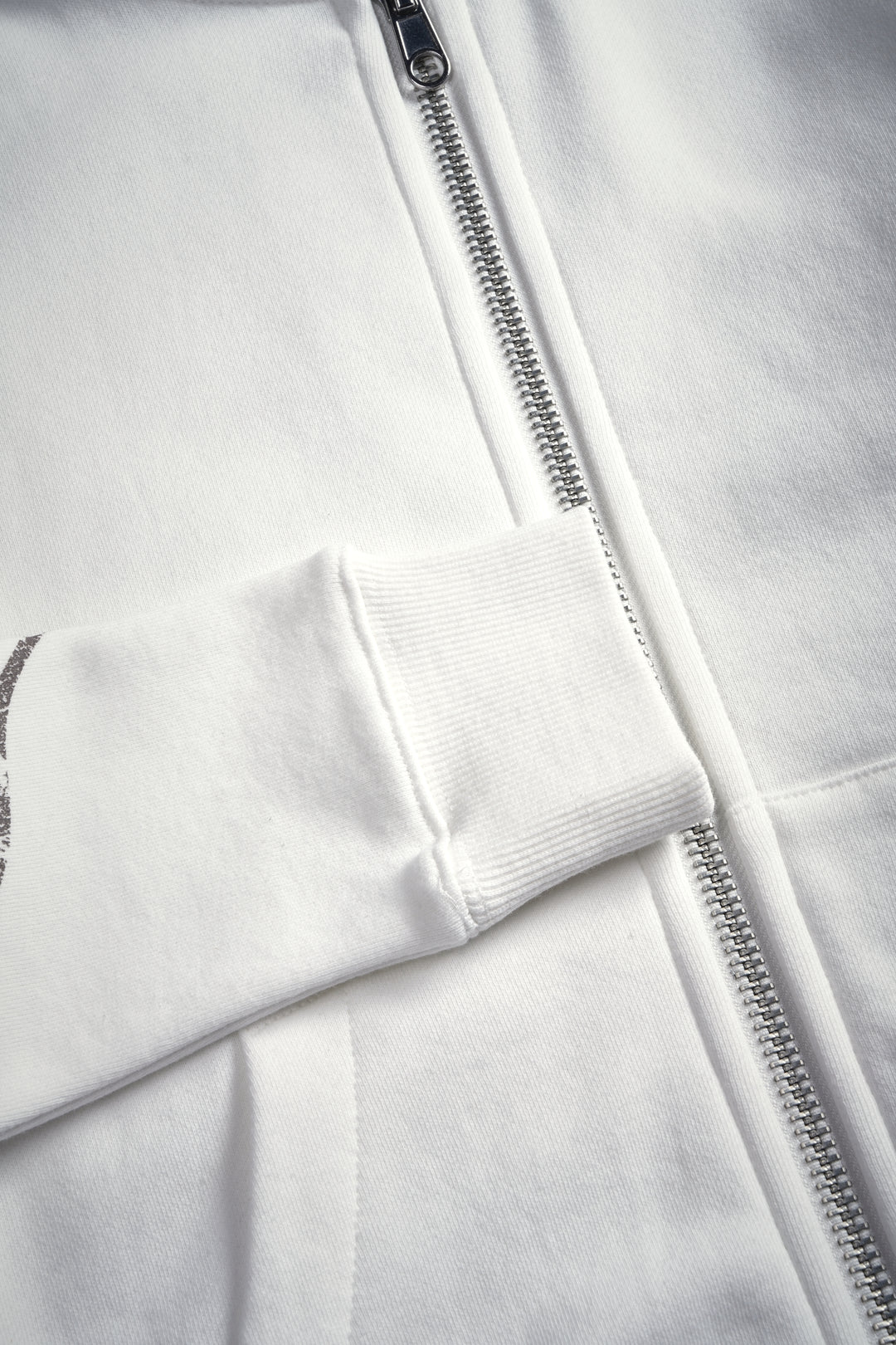 Finite Flame "Iris" Zip Up She Hoodie in Cream
