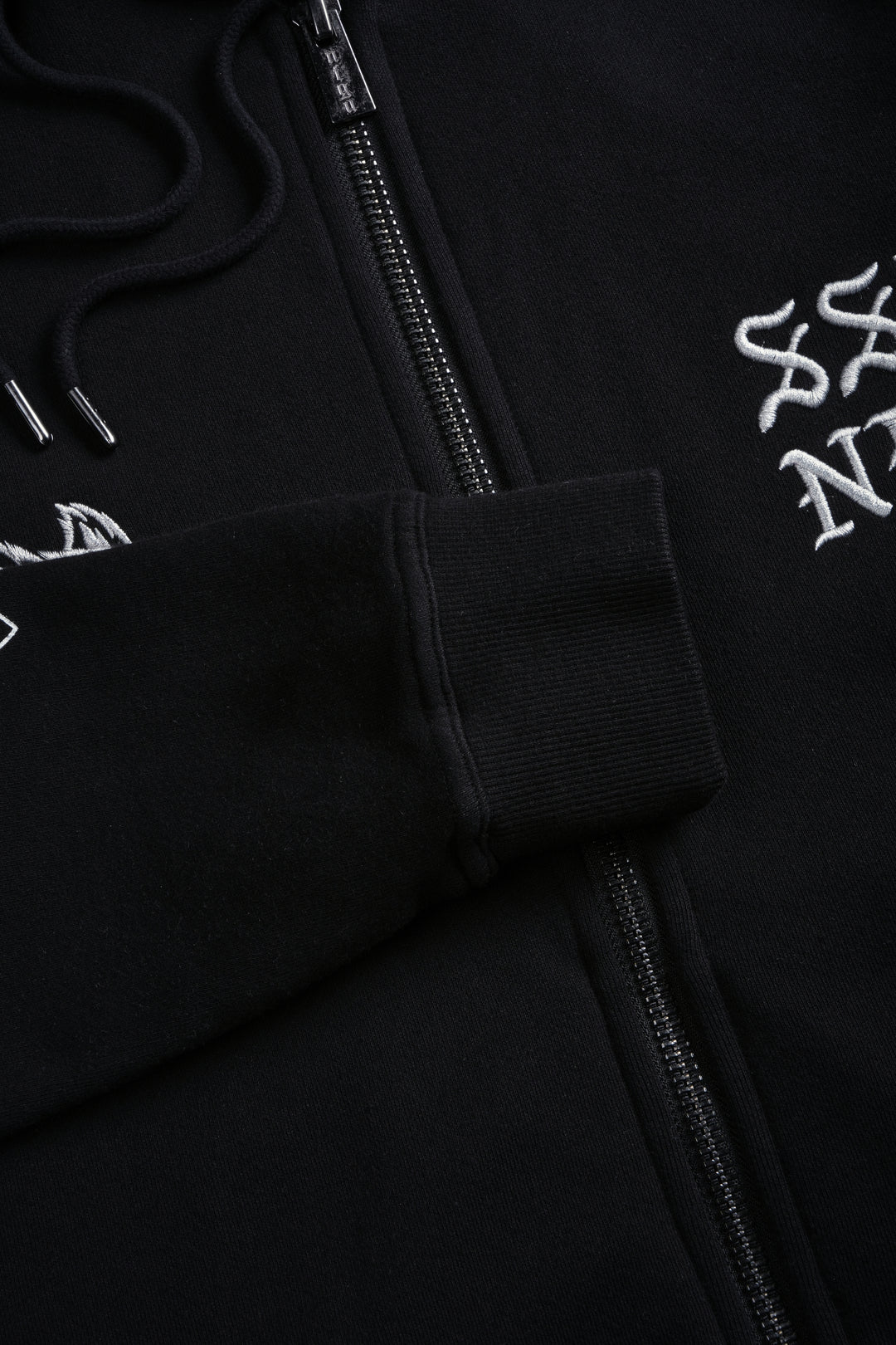 SSDDNFGU Donnie "Zip Up" Hoodie in Black
