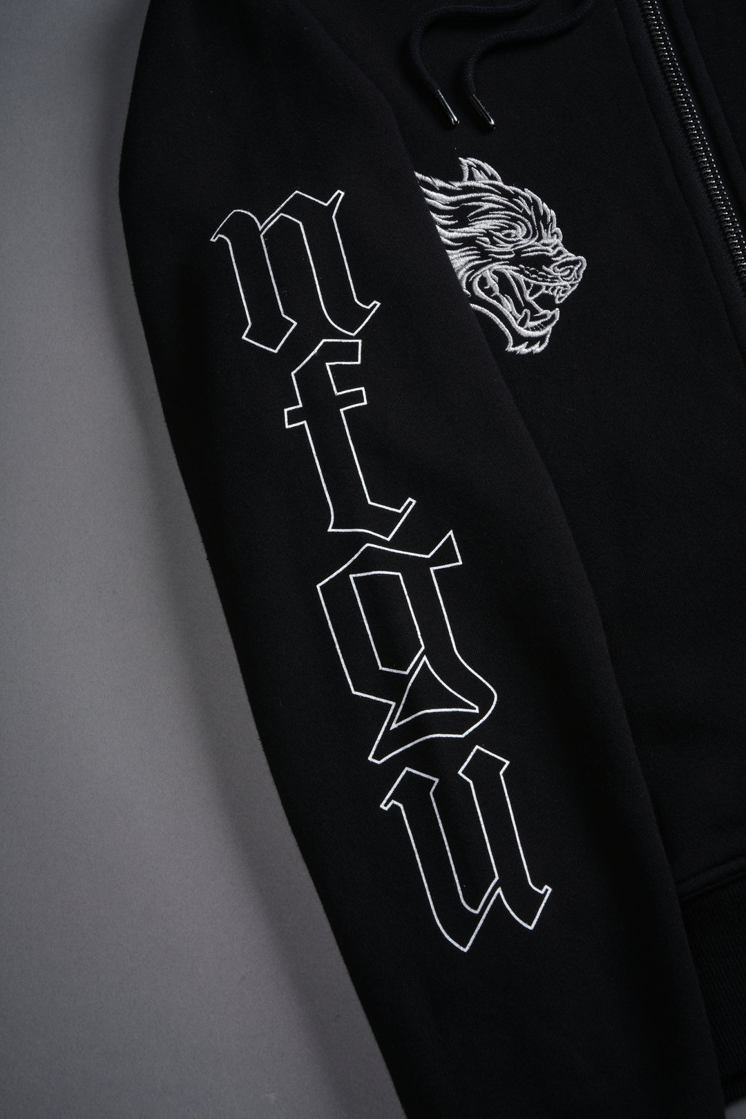 SSDDNFGU Donnie "Zip Up" Hoodie in Black