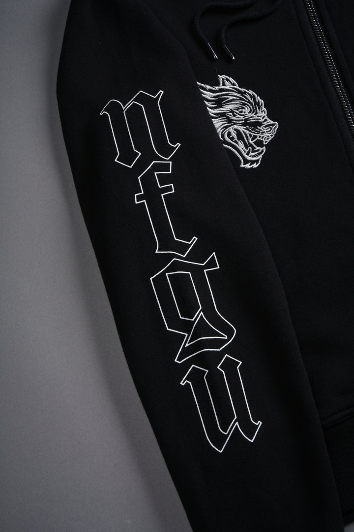 SSDDNFGU Donnie "Zip Up" Hoodie in Black