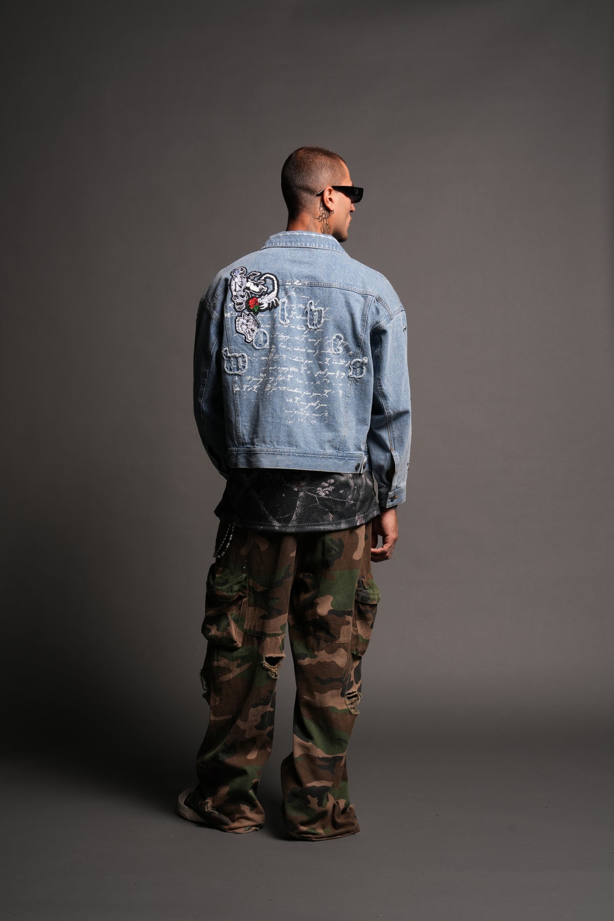 Wolves Heritage Jax Denim Jacket In Light Wash