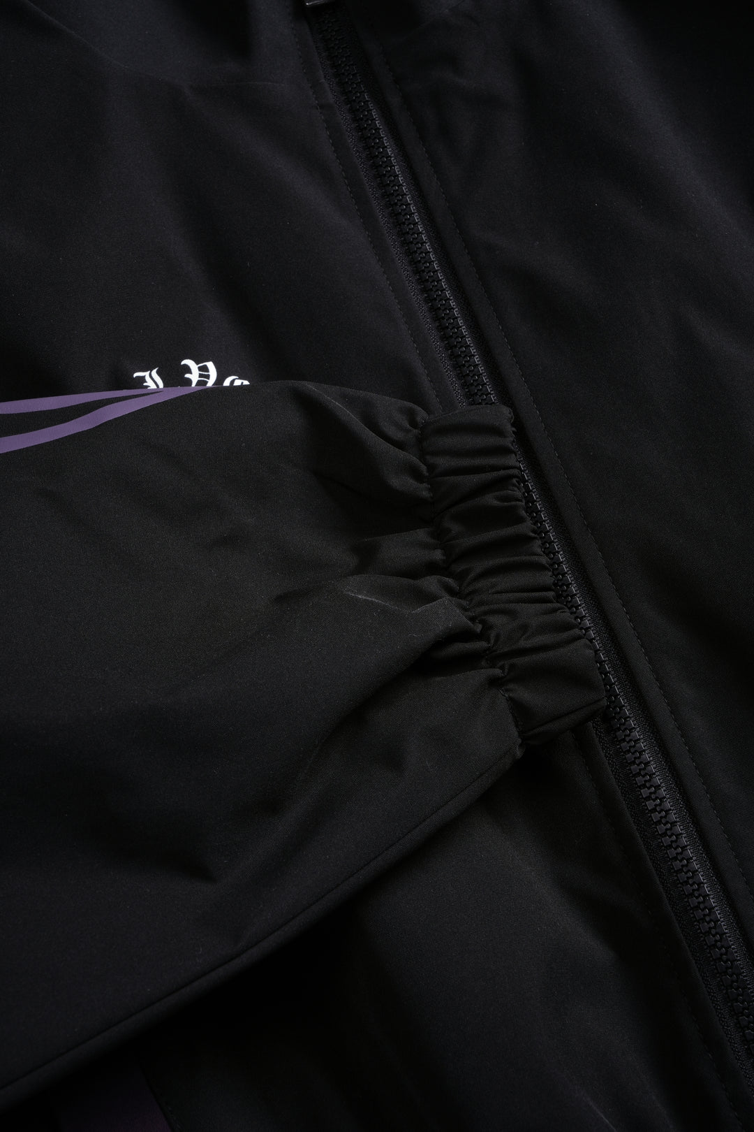 Wolves Finite Code Nadia Track Jacket in Black/Phantom Purple