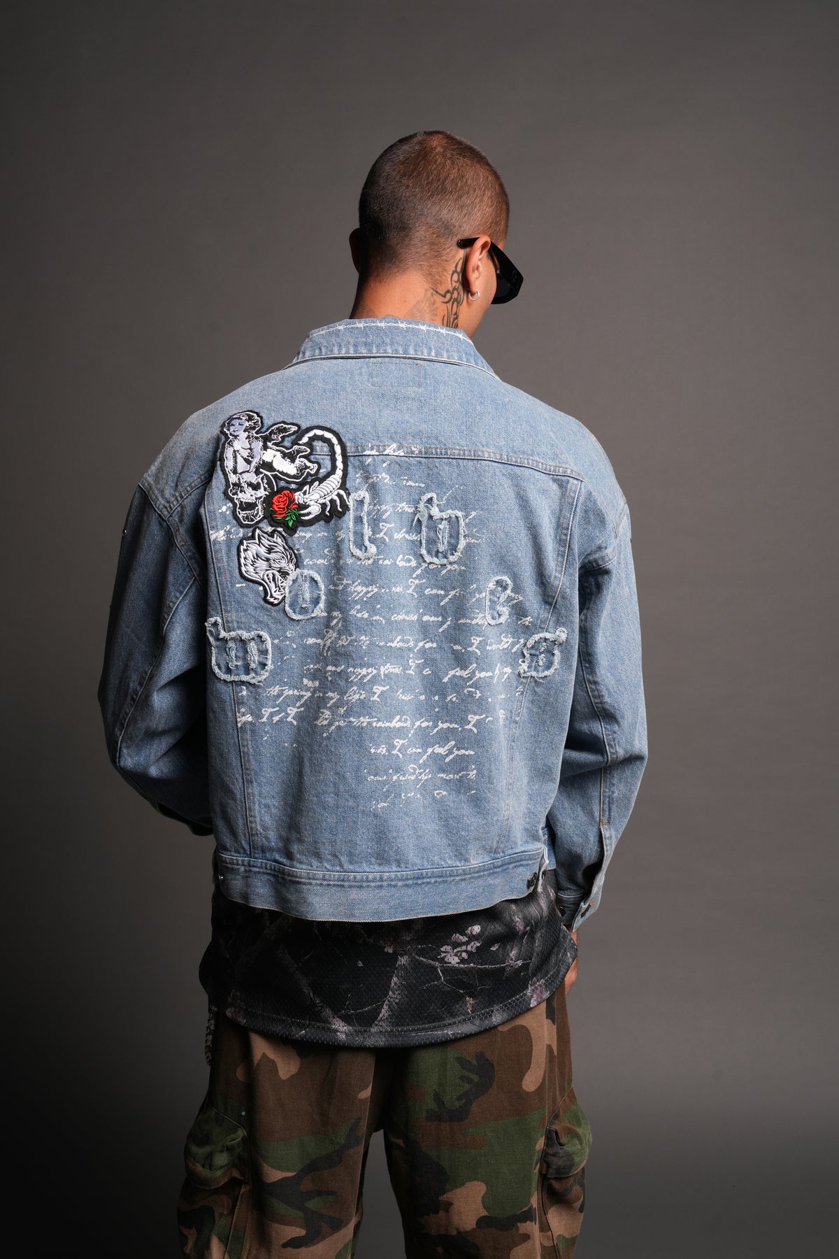 Wolves Heritage Jax Denim Jacket In Light Wash