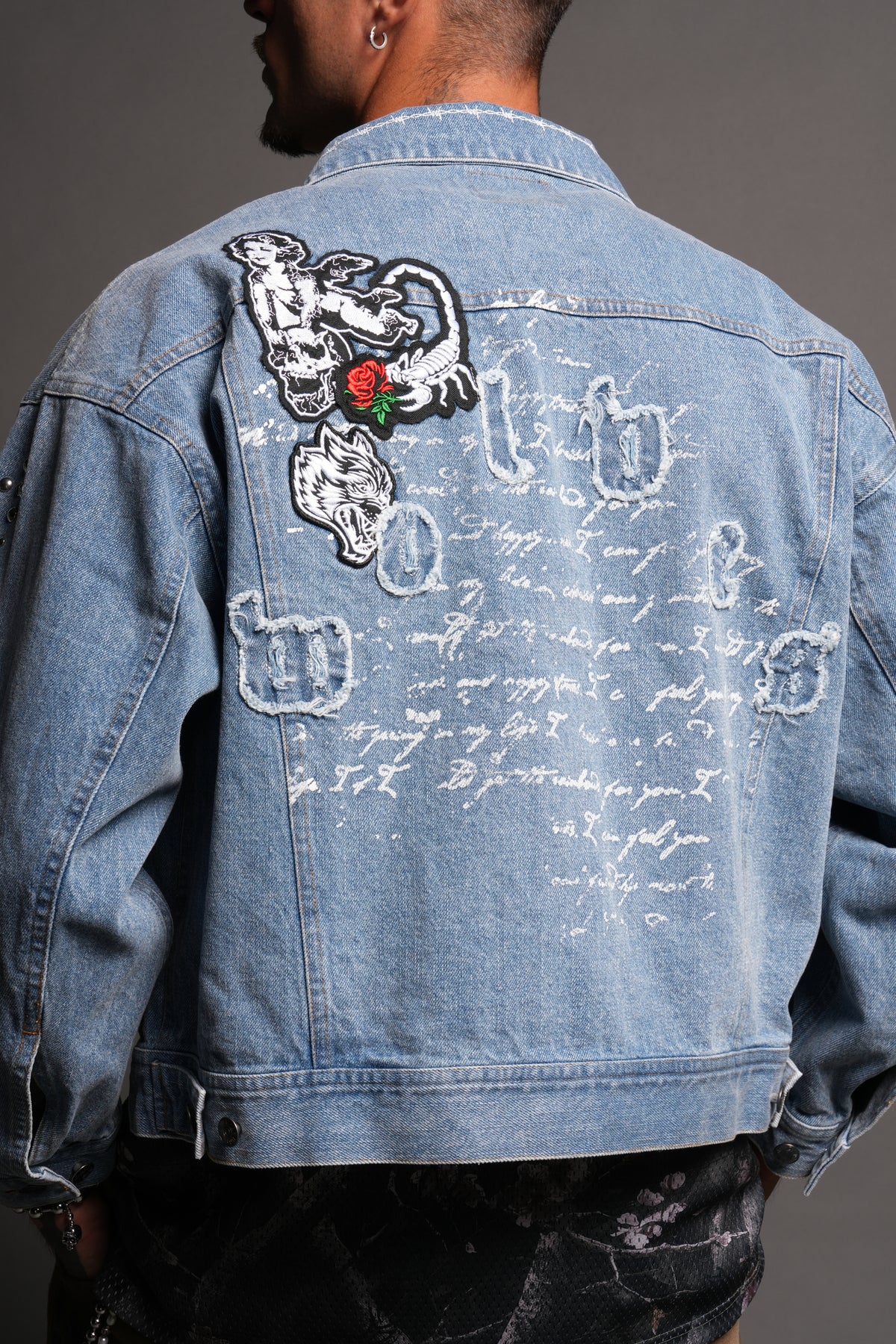 Wolves Heritage Jax Denim Jacket In Light Wash