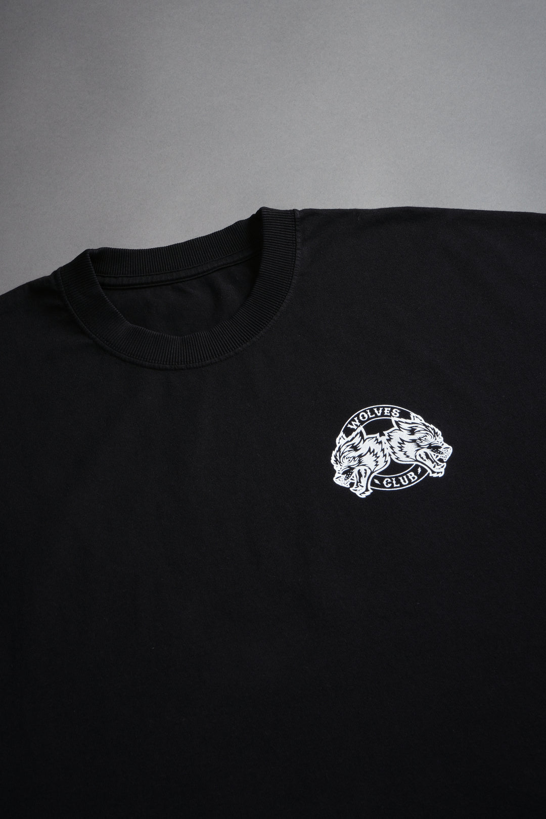Wolves Club 2015 Till Forever Grunge Cut-Off Tee in Black