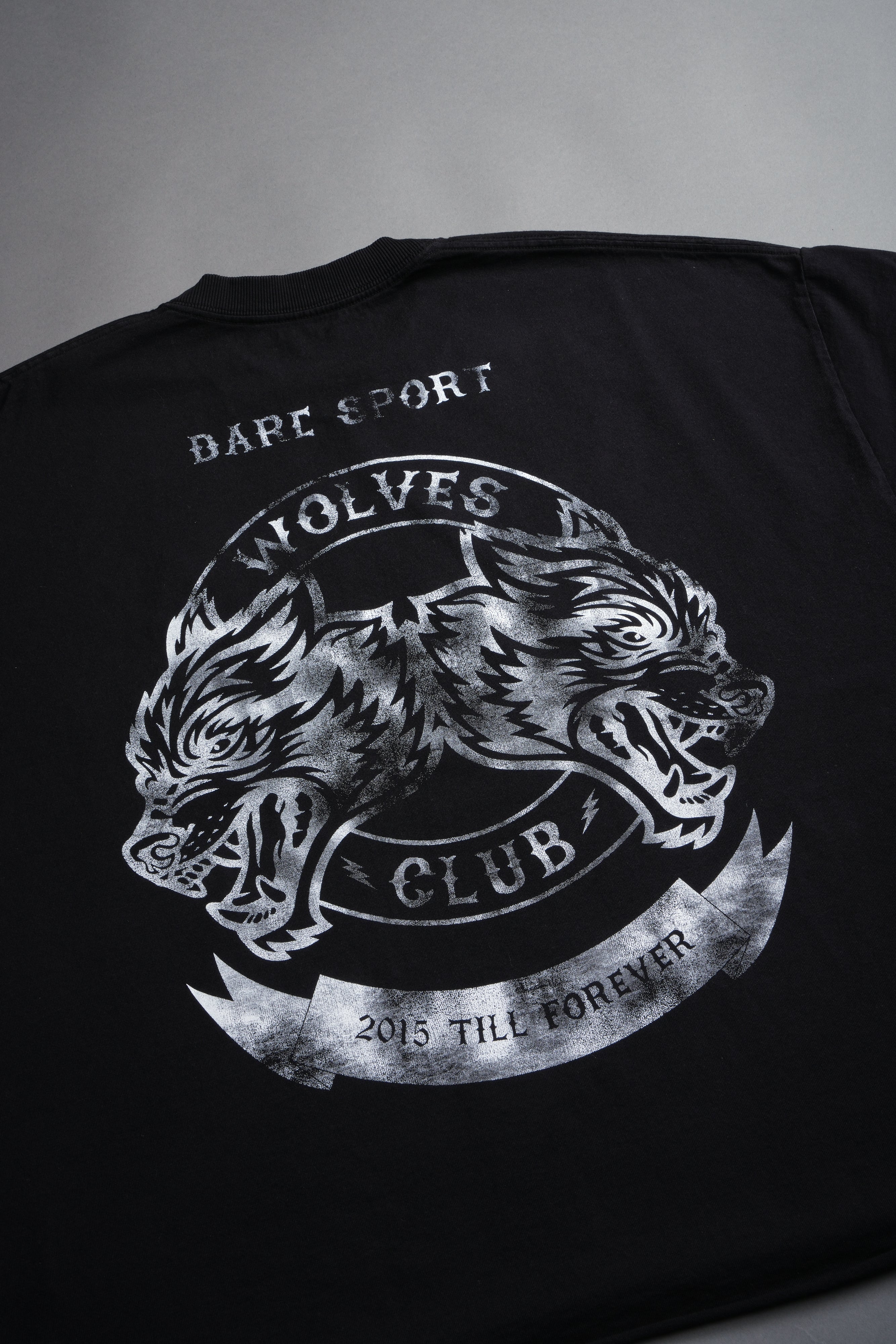 Wolves Club 2015 Till Forever Grunge Cut-Off Tee in Black