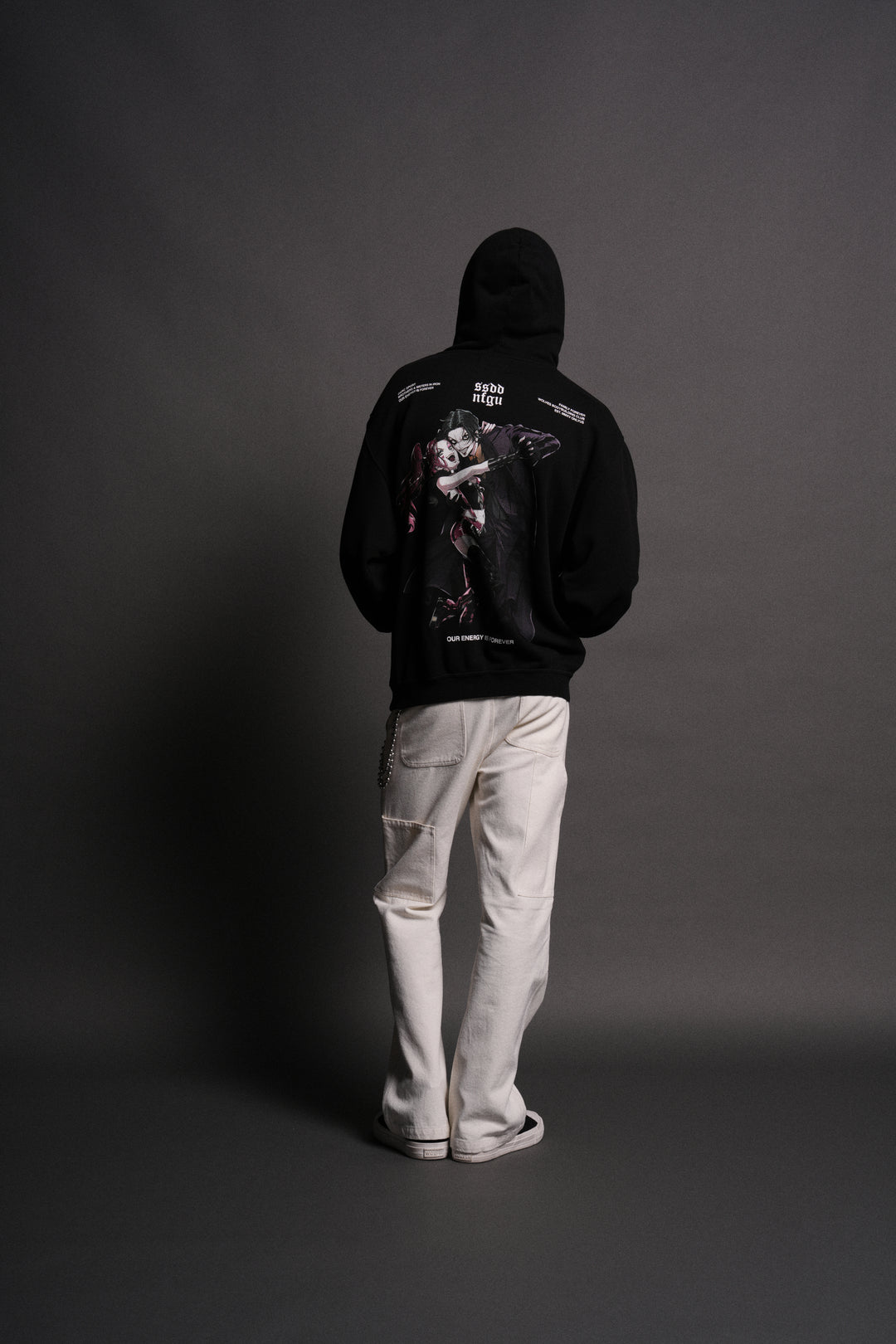 Them "Pierce" Hoodie in Black