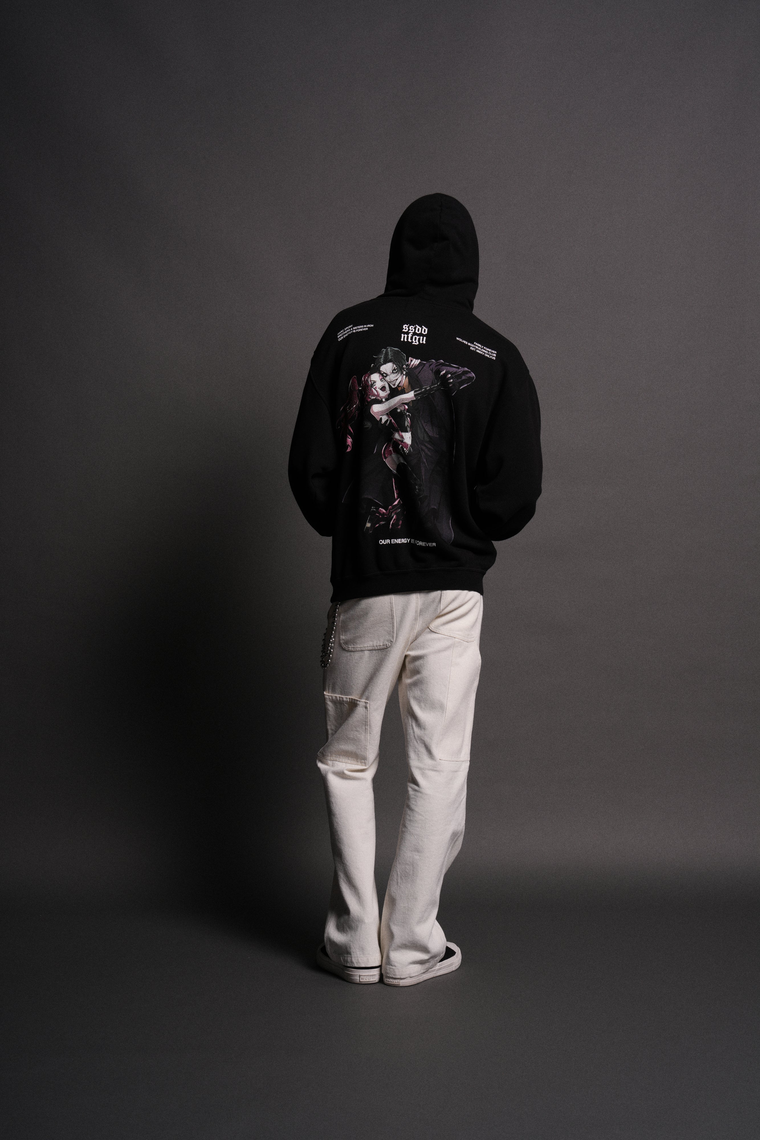 Them "Pierce" Hoodie in Black