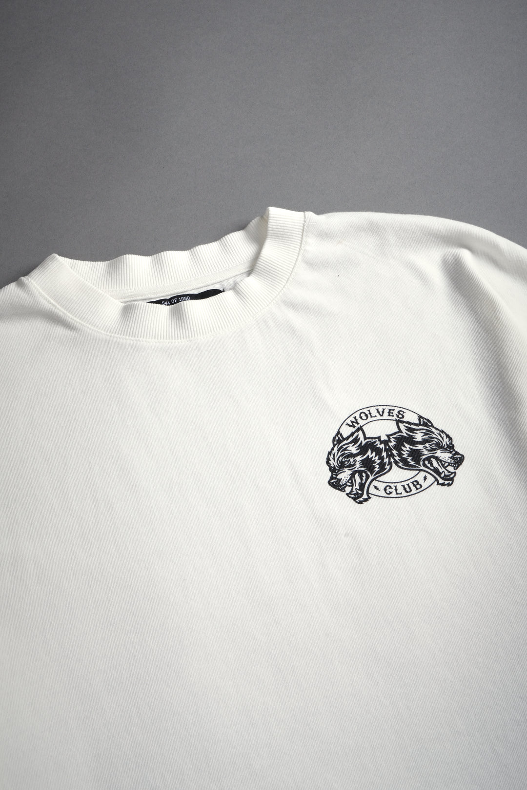 Wolves Club 2015 Till Forever "Premium" Oversized Tee in Cream
