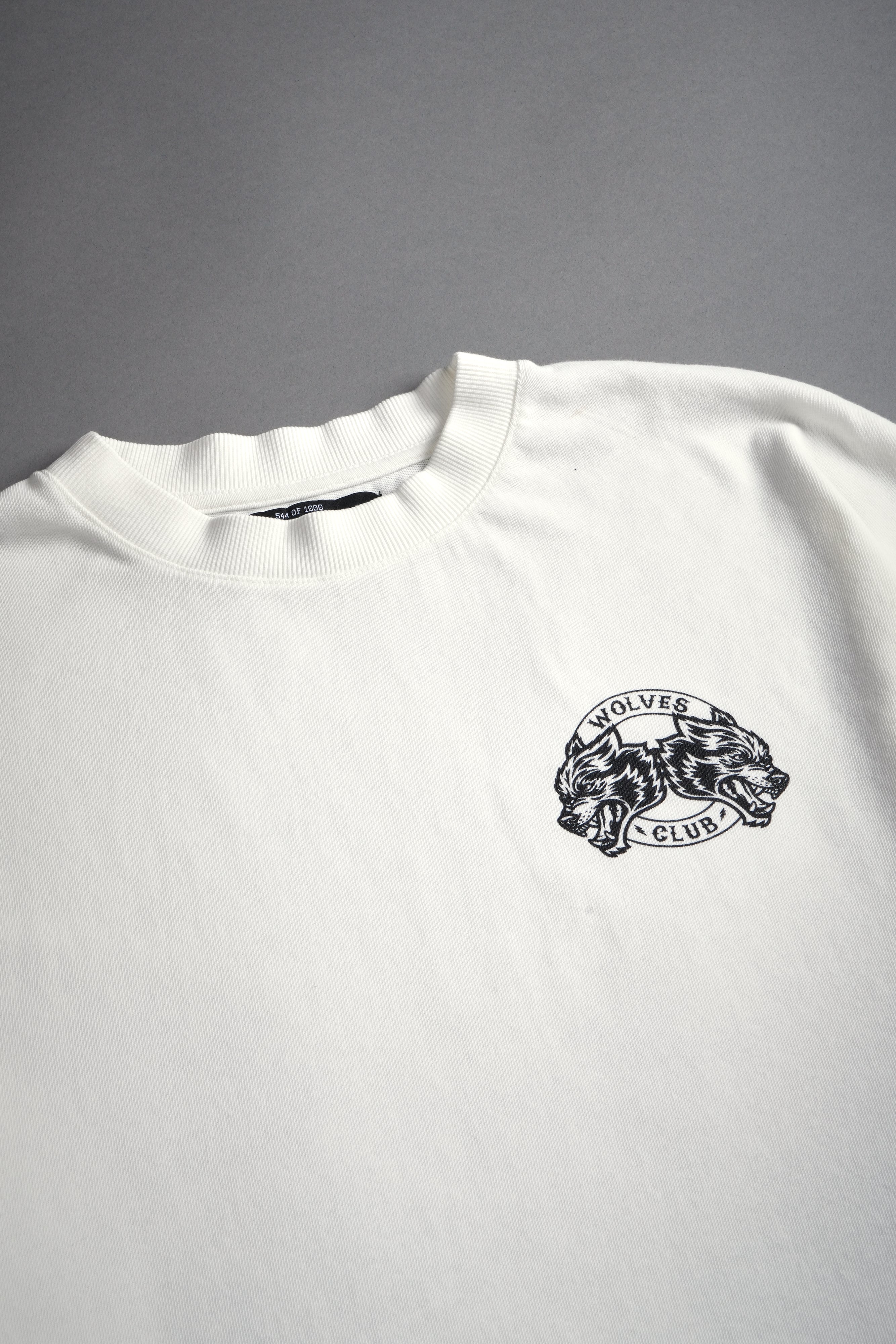 Wolves Club 2015 Till Forever "Premium" Oversized Tee in Cream