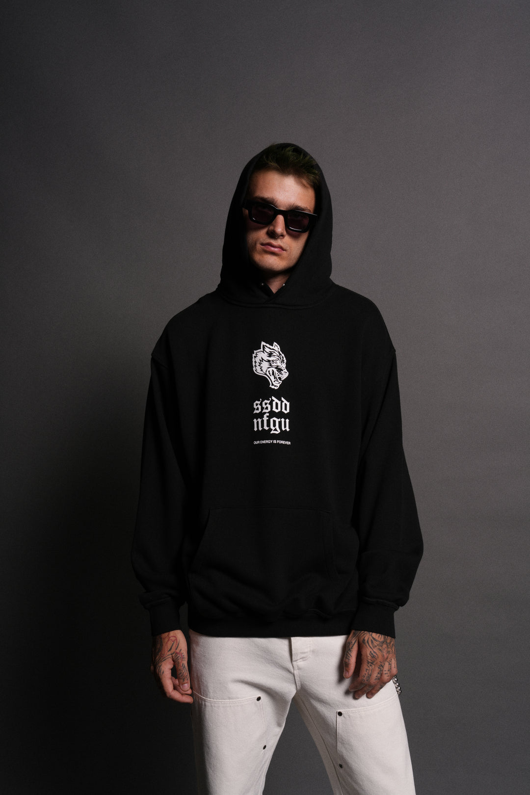 Them "Pierce" Hoodie in Black