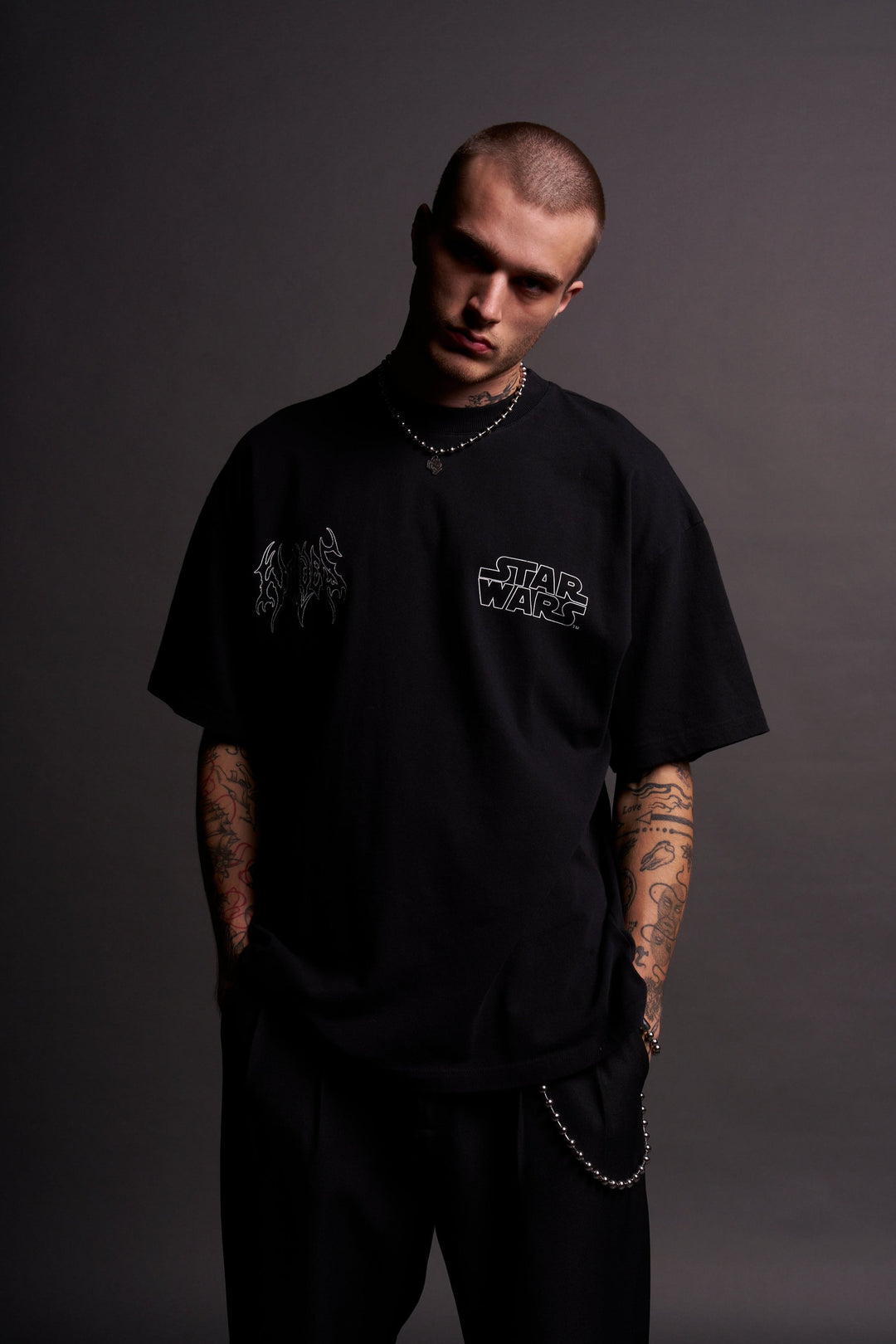 You Underestimate My Power "Premium" Oversized Tee in Black