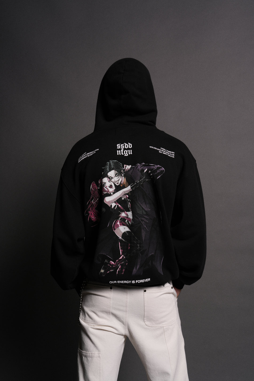 Them "Pierce" Hoodie in Black