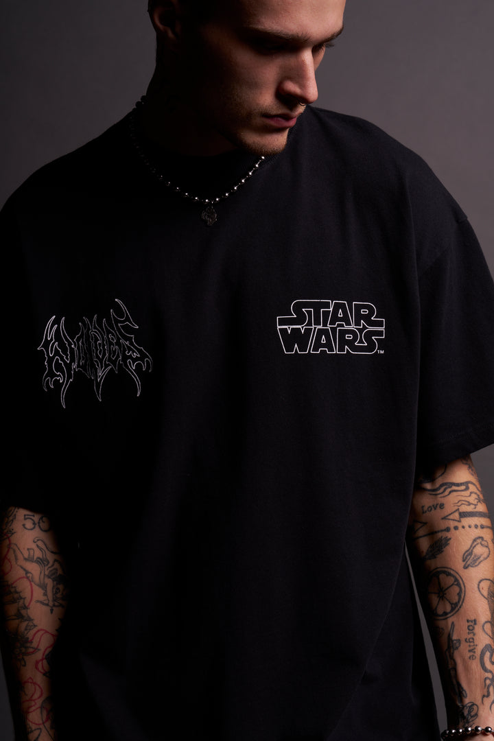 You Underestimate My Power "Premium" Oversized Tee in Black