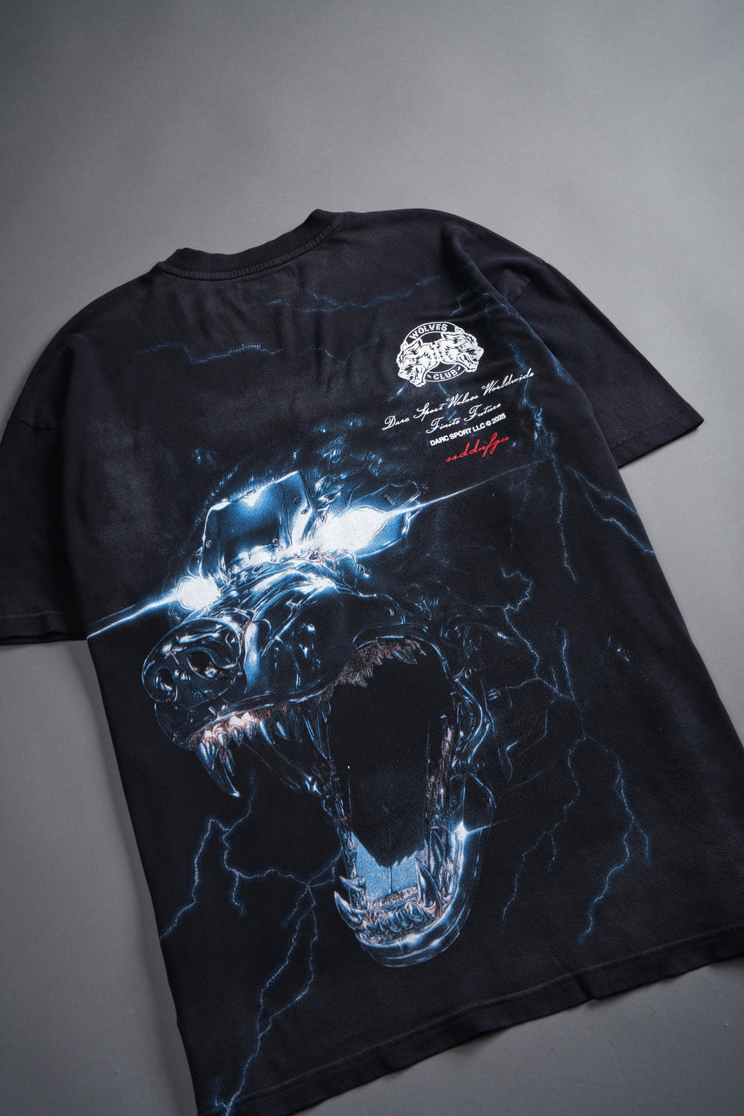 Eye of the Beast "Side By Side" Series Premium Oversized Tee in Noir Drift Wash