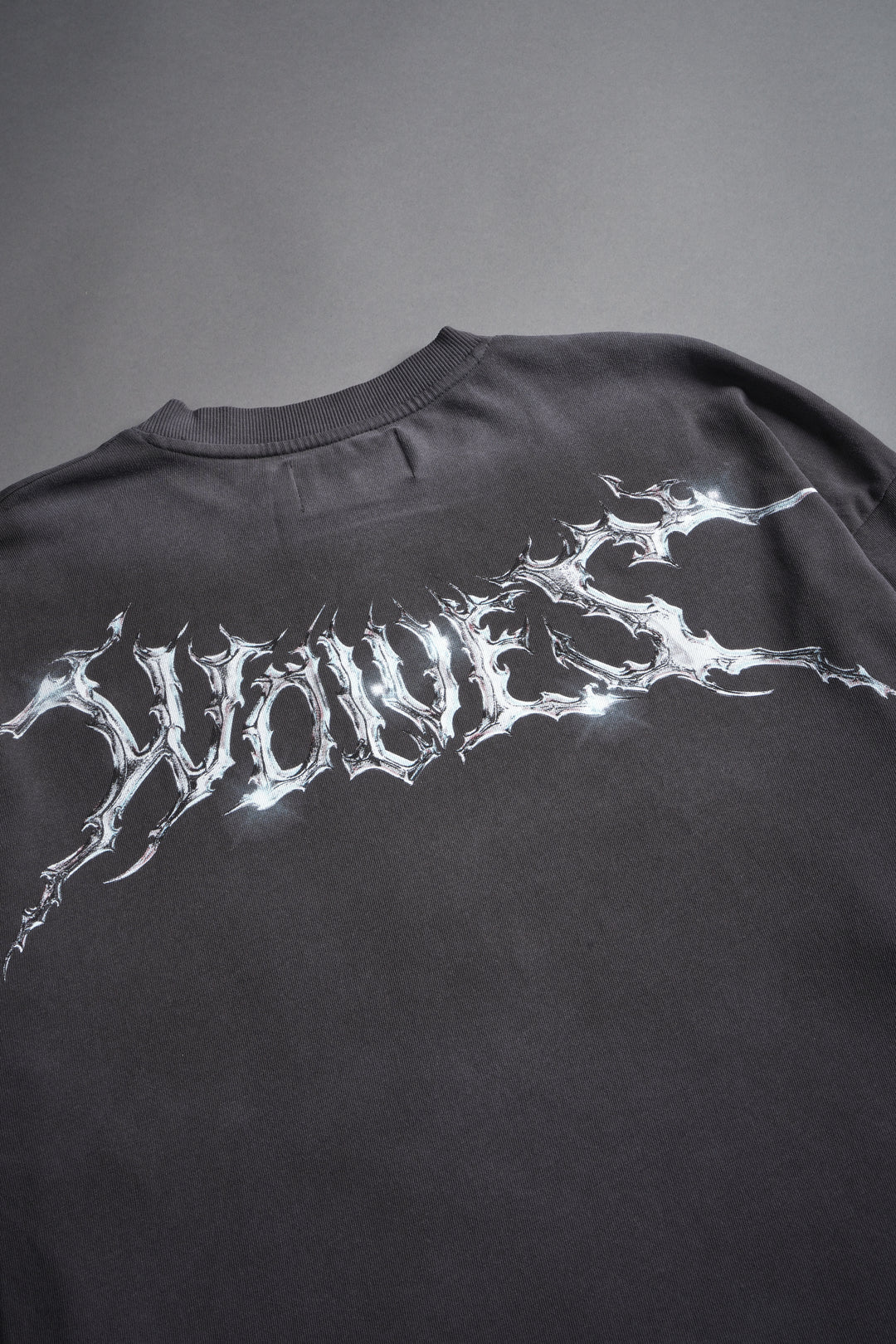 Blood Thirsty Future "Premium" Oversized Tee in Wolf Gray Drift Wash