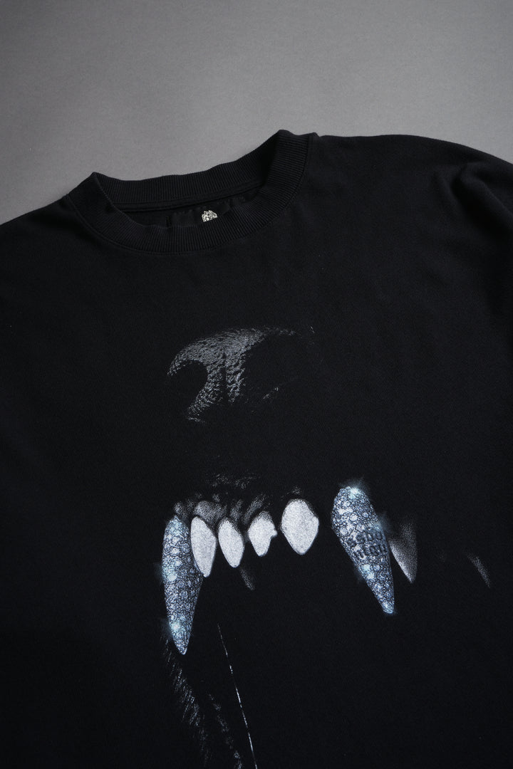 Blood Thirsty Future "Premium" Oversized Tee in Black