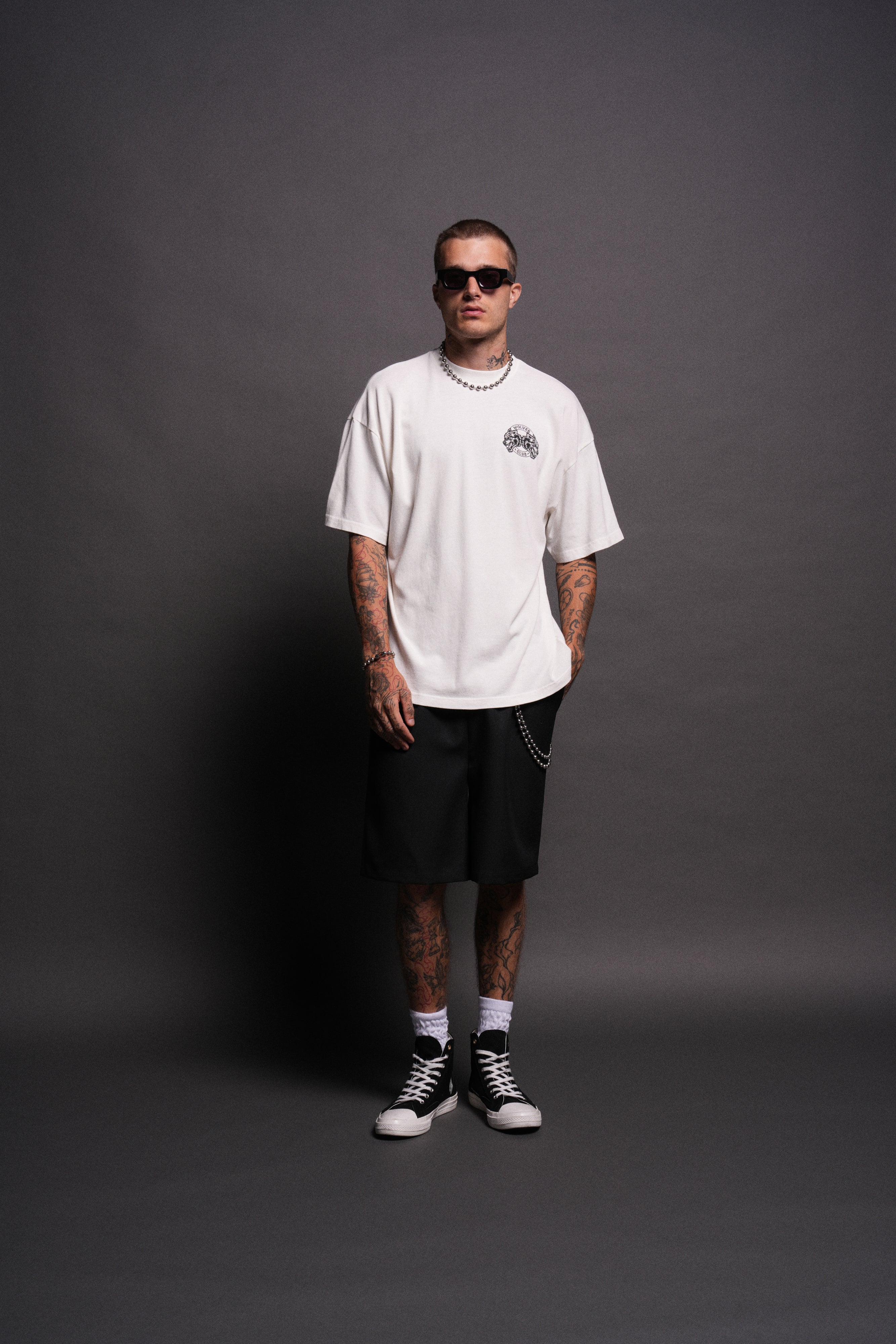 Wolves Club 2015 Till Forever "Premium" Oversized Tee in Cream