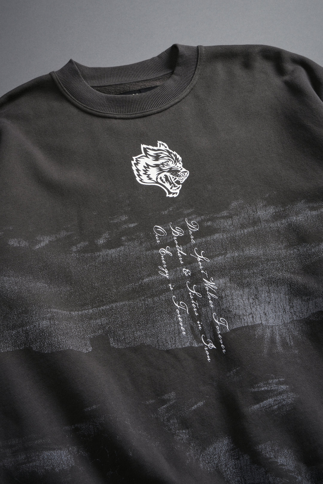Our Journey London Crewneck in Wolf Gray
