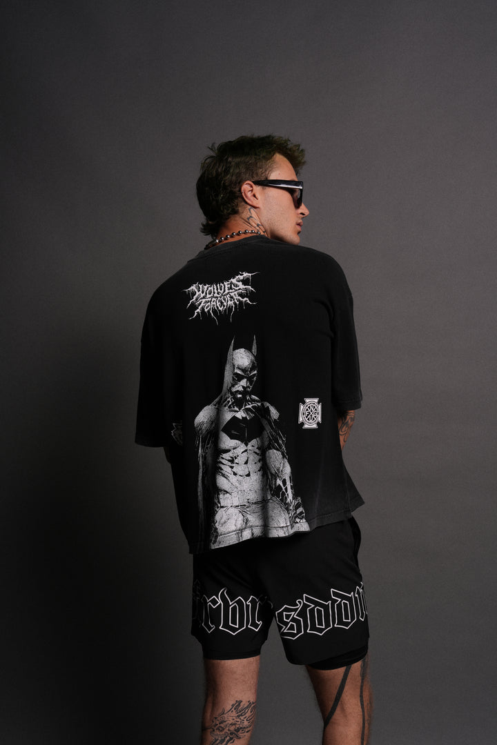 Where Shadows Begin Premium "Box Cut" Tee in Black