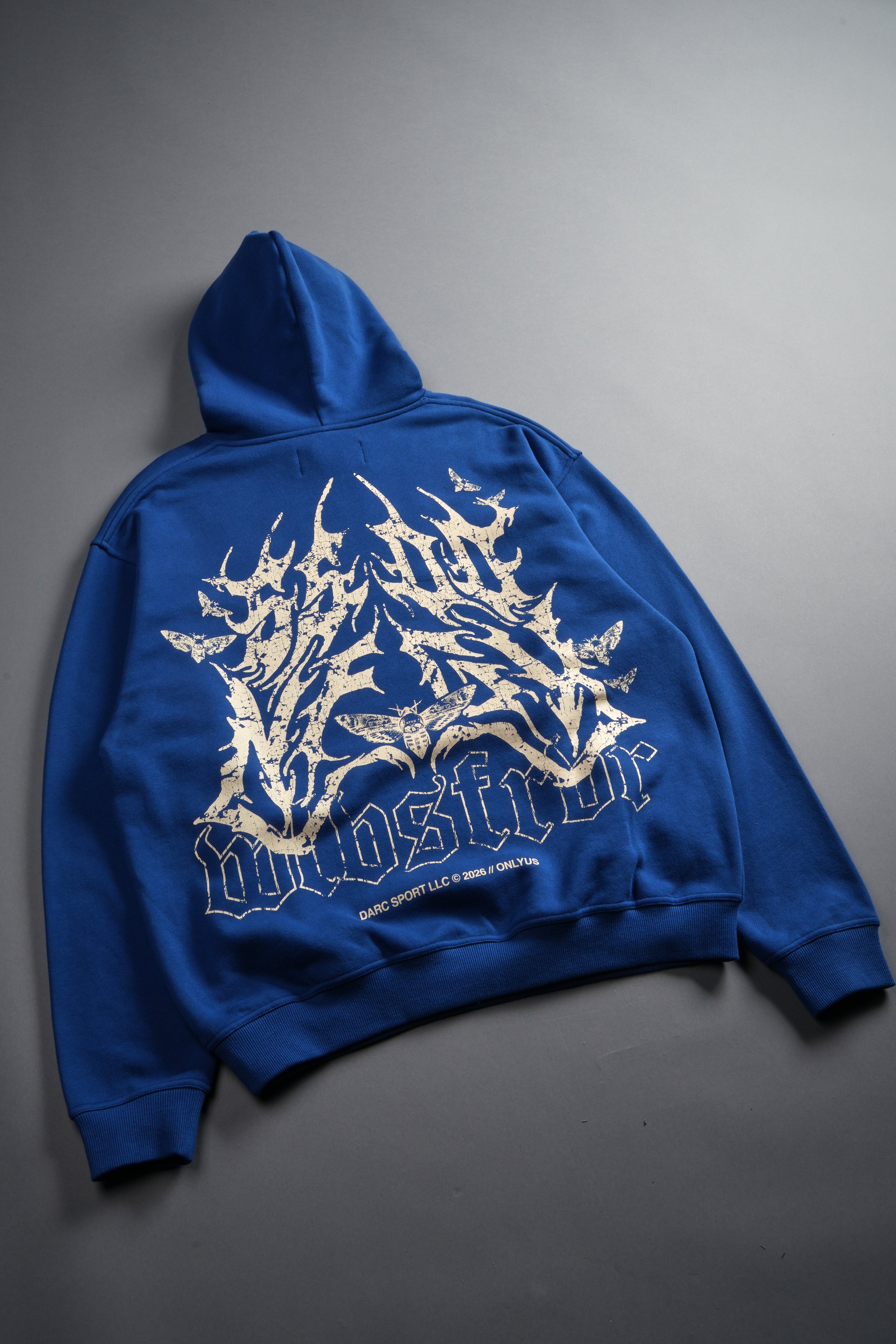 Ssddnfgu Hesh Pierce Hoodie in Darc Cobalt
