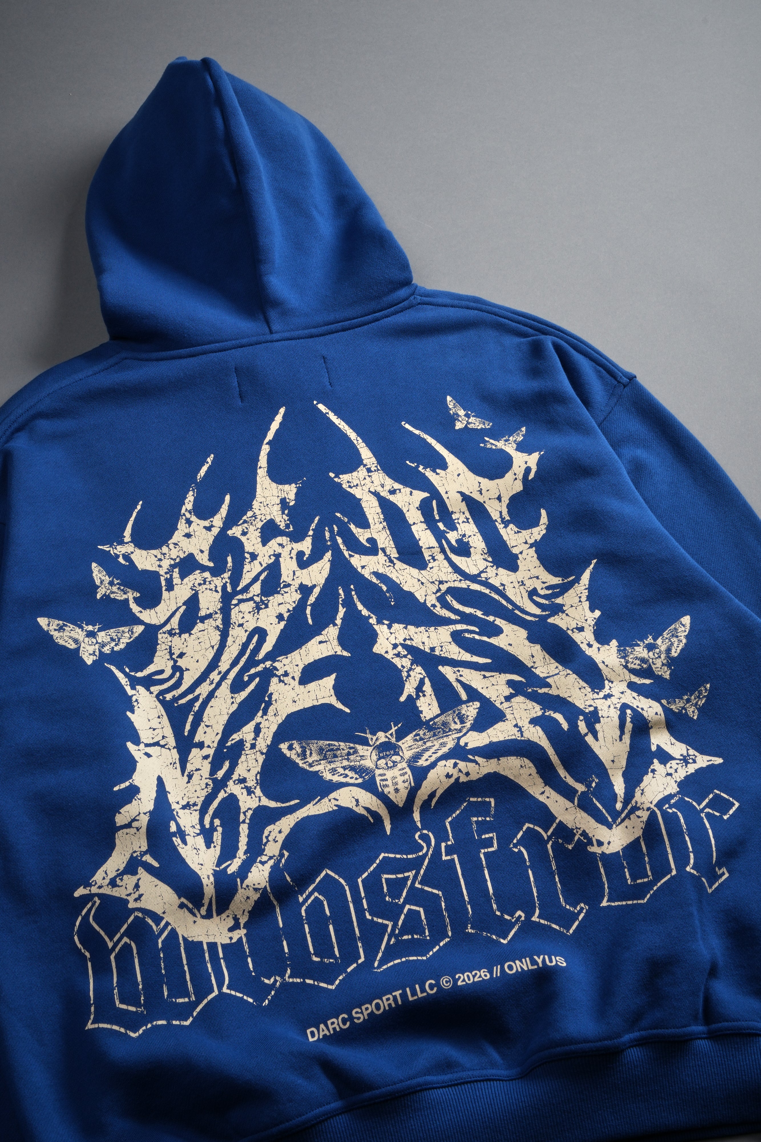 Ssddnfgu Hesh Pierce Hoodie in Darc Cobalt