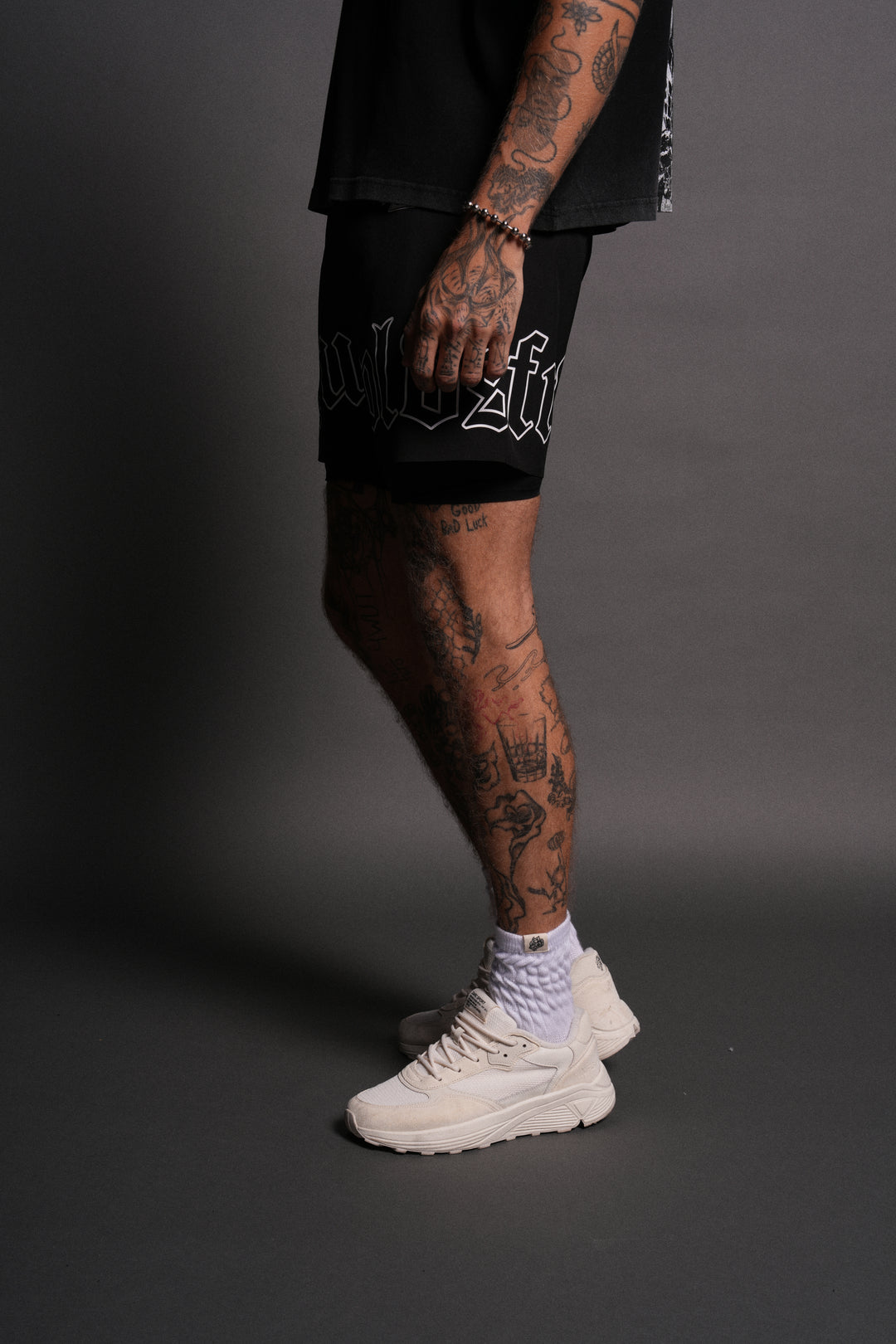 NFGU WLVS Compression Shorts in Black
