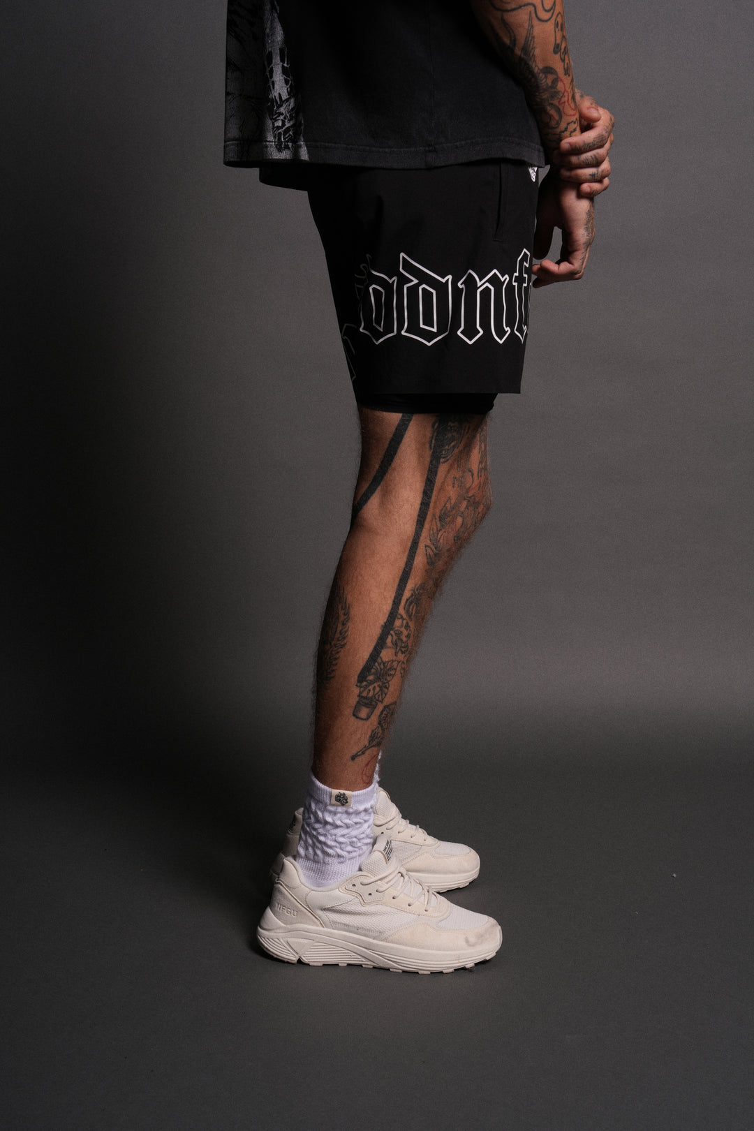 NFGU WLVS Compression Shorts in Black