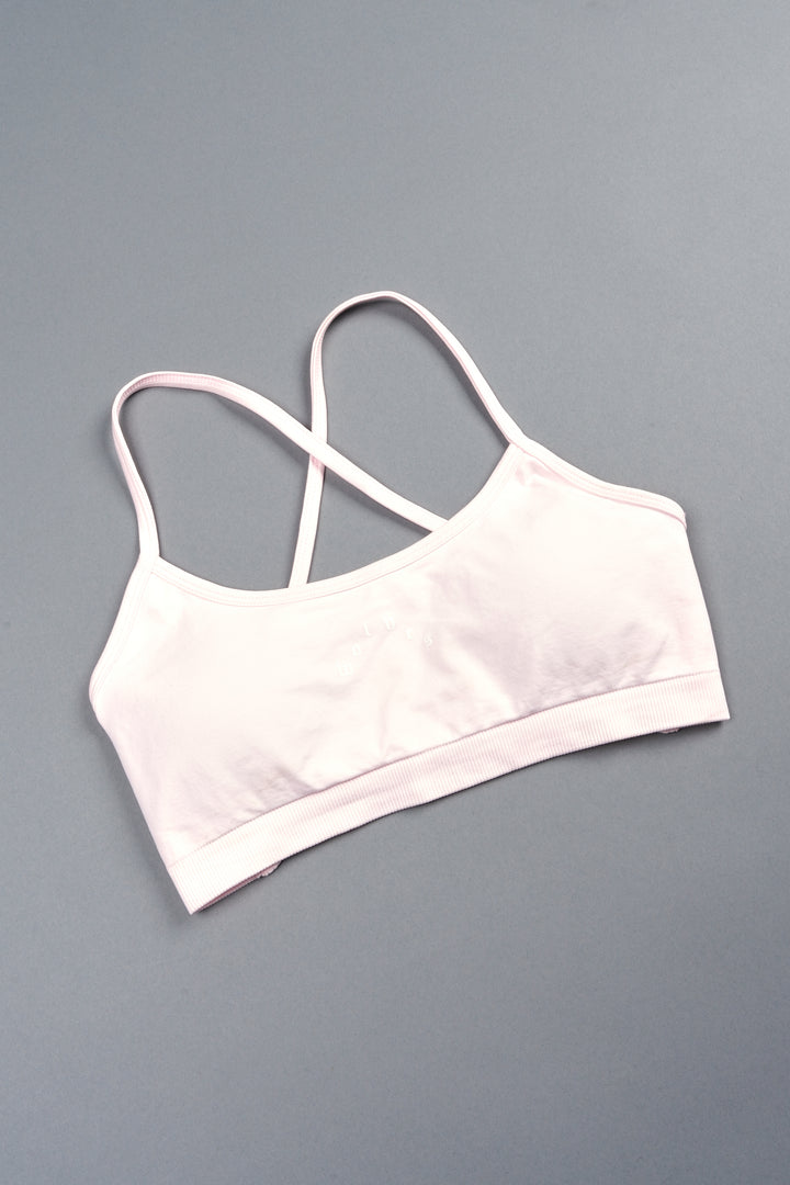 She Pyramid Layla Soft Seamless Bra In Blush Pink