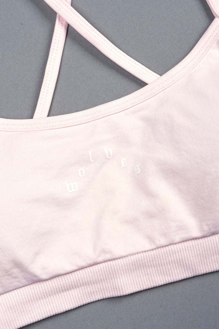 She Pyramid Layla Soft Seamless Bra In Blush Pink