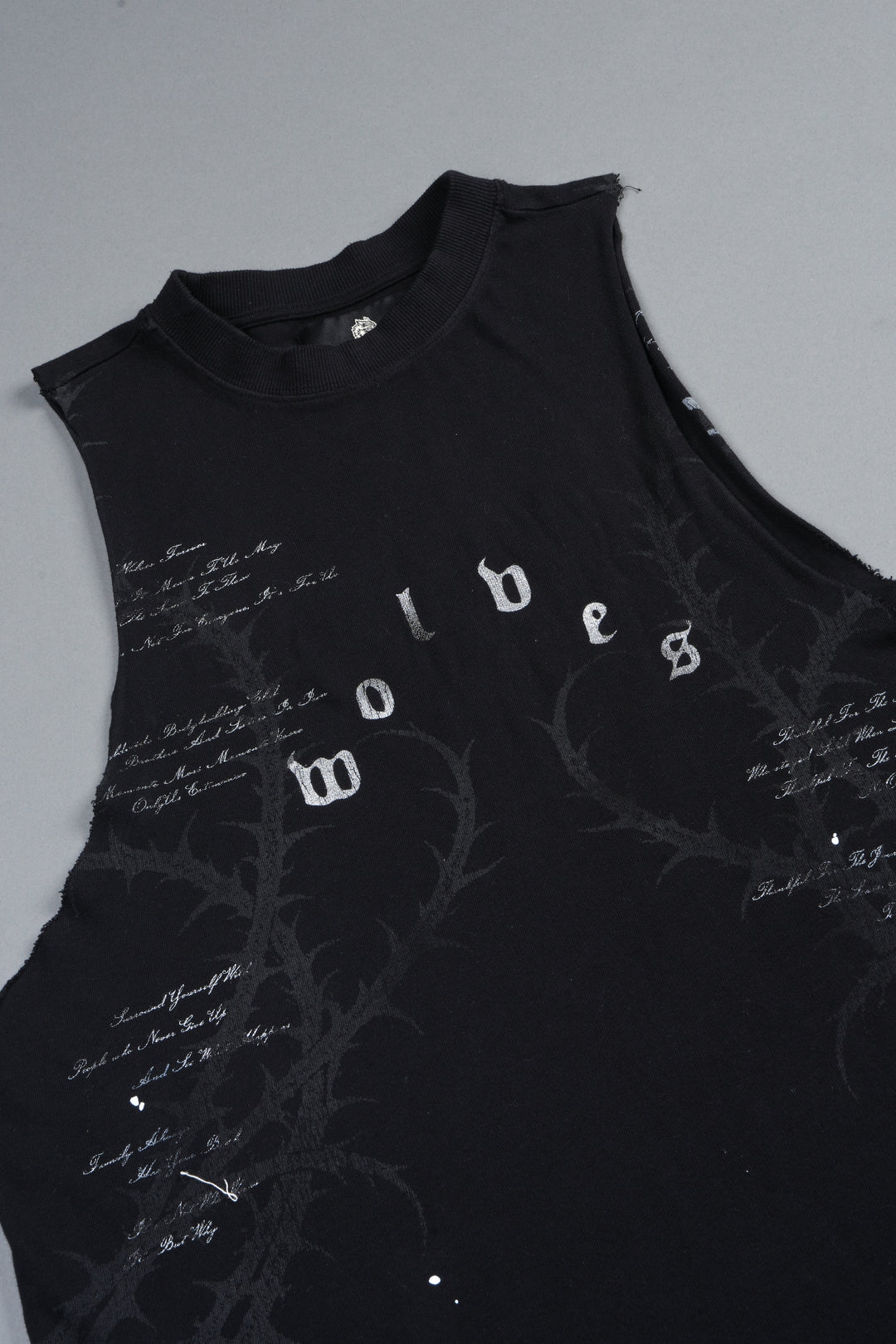 Thorns Frvr Tommy Muscle Tee In Black