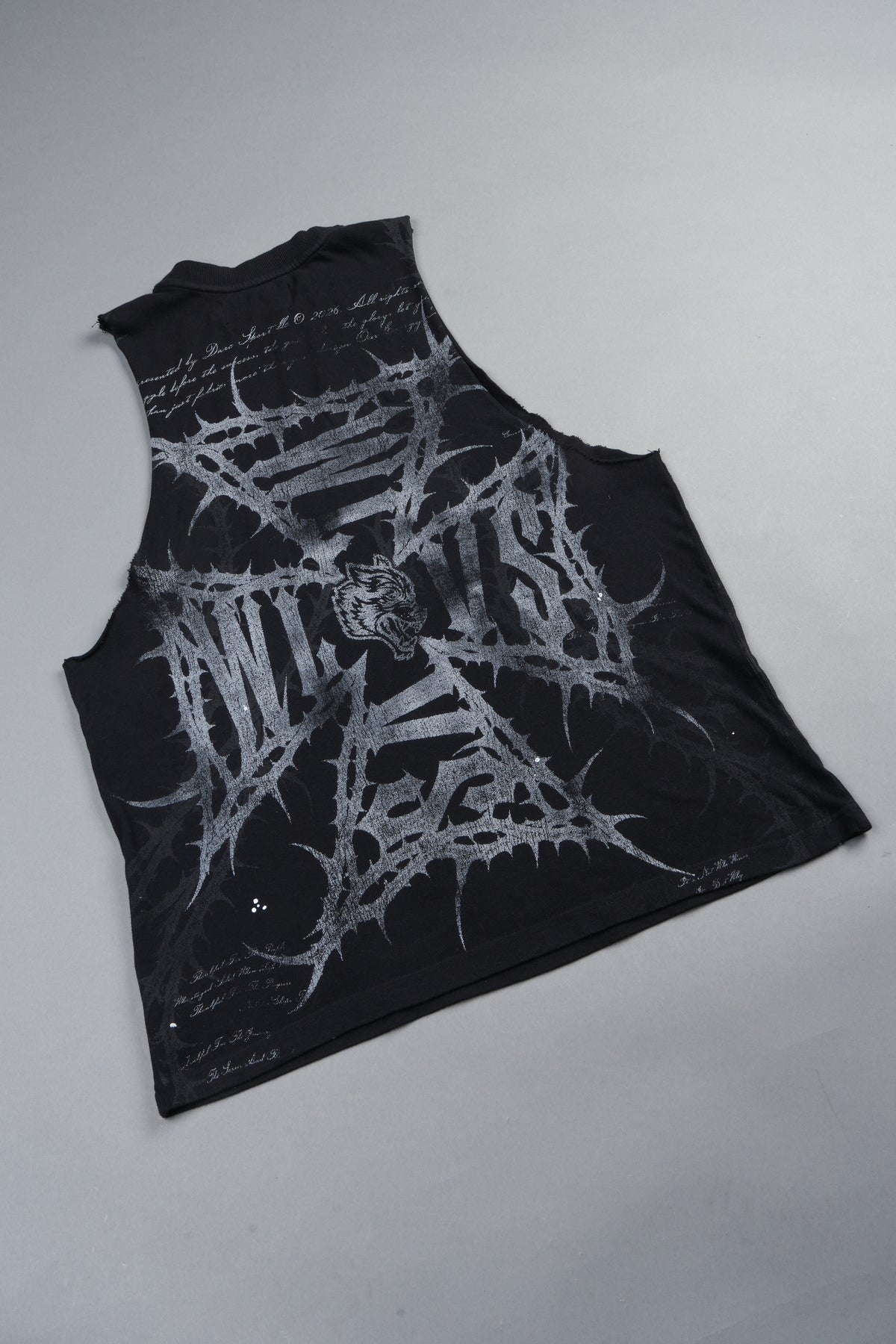 Thorns Frvr Tommy Muscle Tee In Black