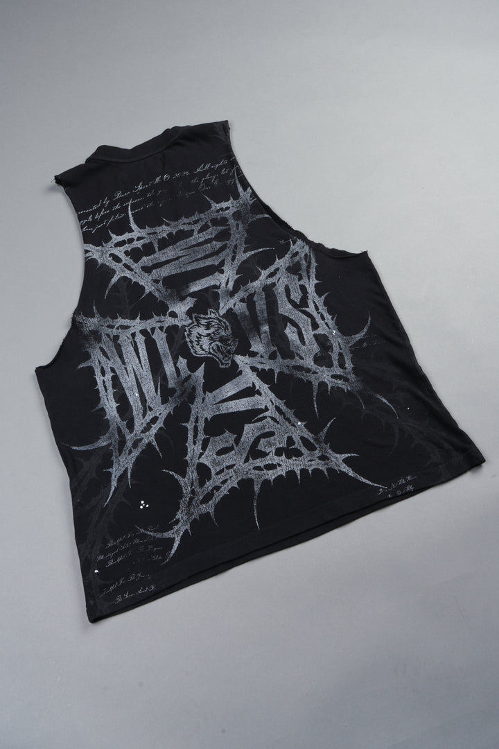 Thorns Frvr Tommy Muscle Tee In Black