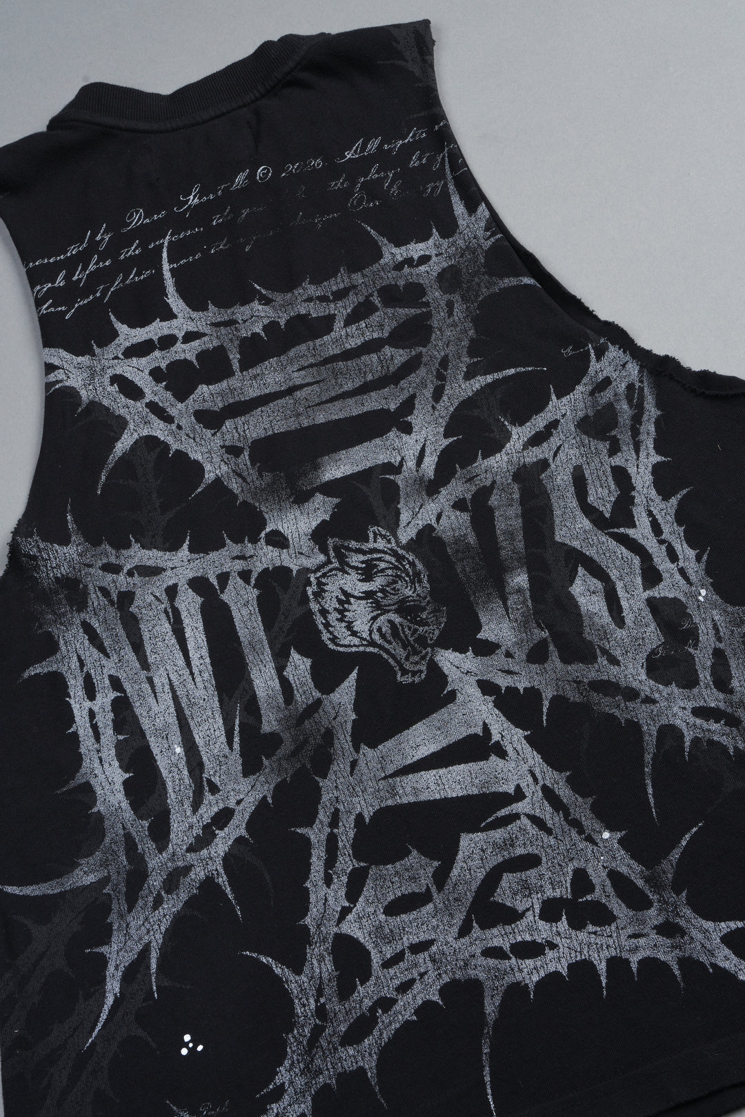 Thorns Frvr Tommy Muscle Tee In Black