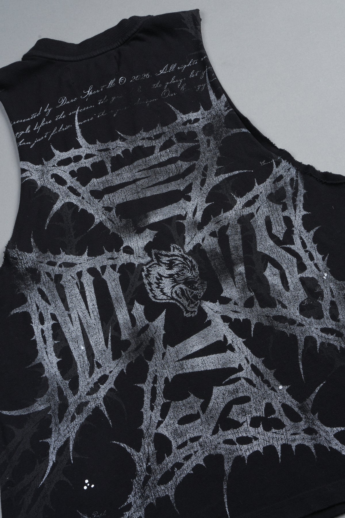 Thorns Frvr Tommy Muscle Tee In Black