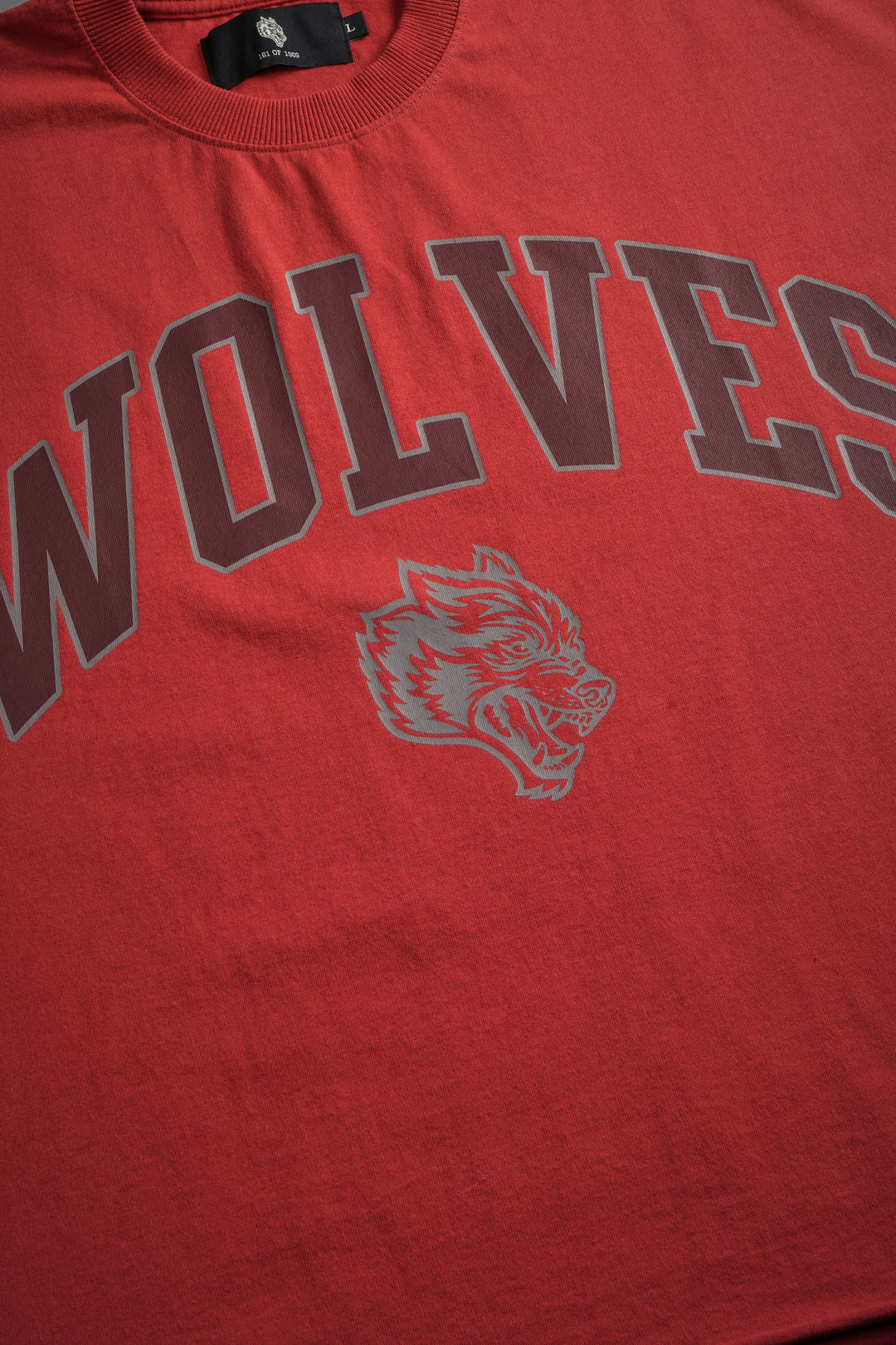 Loyalty Frvr Grunge Cut-Off Tee in Roman Red