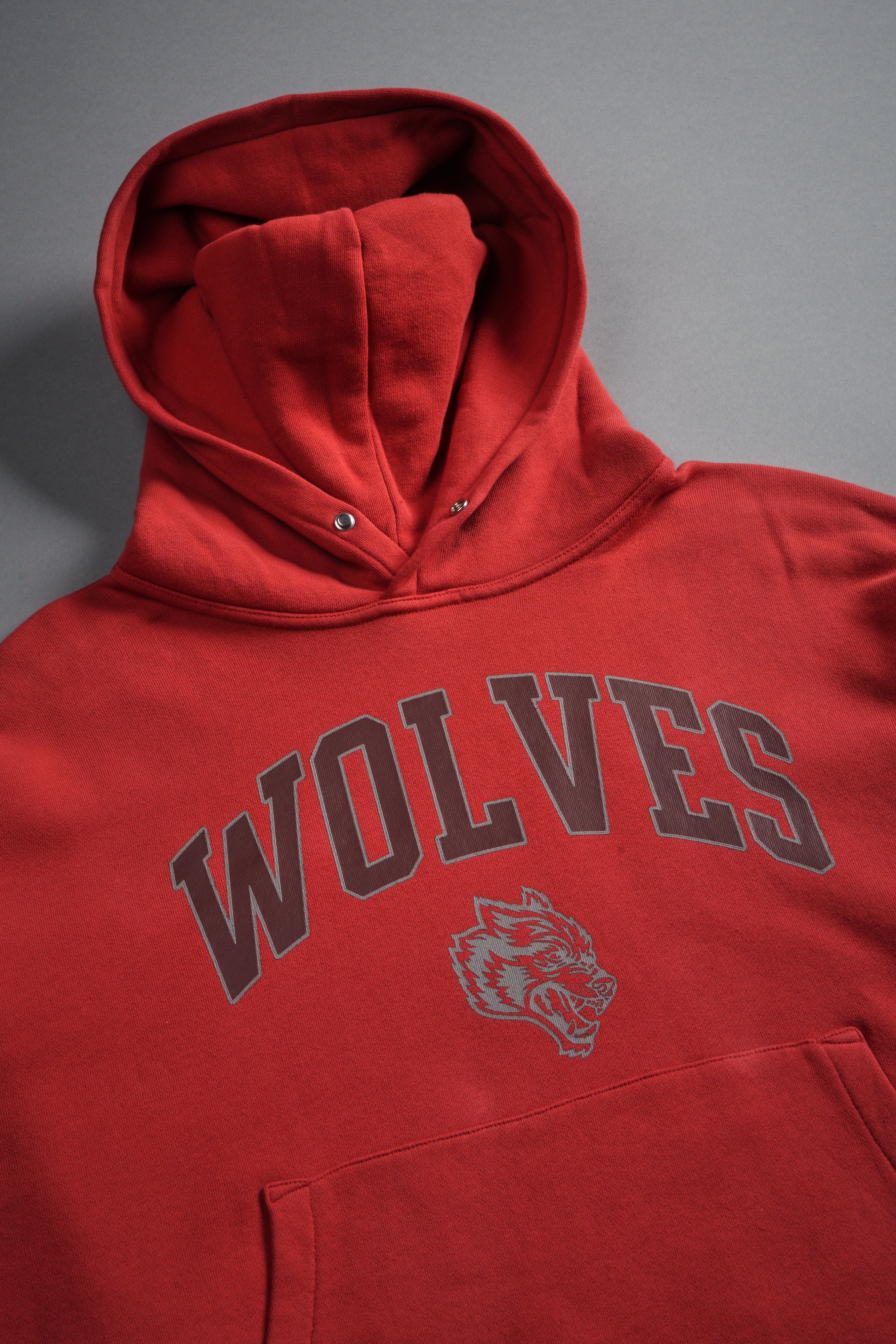 Loyalty Frvr Box Cut Pierce Hoodie in Roman Red