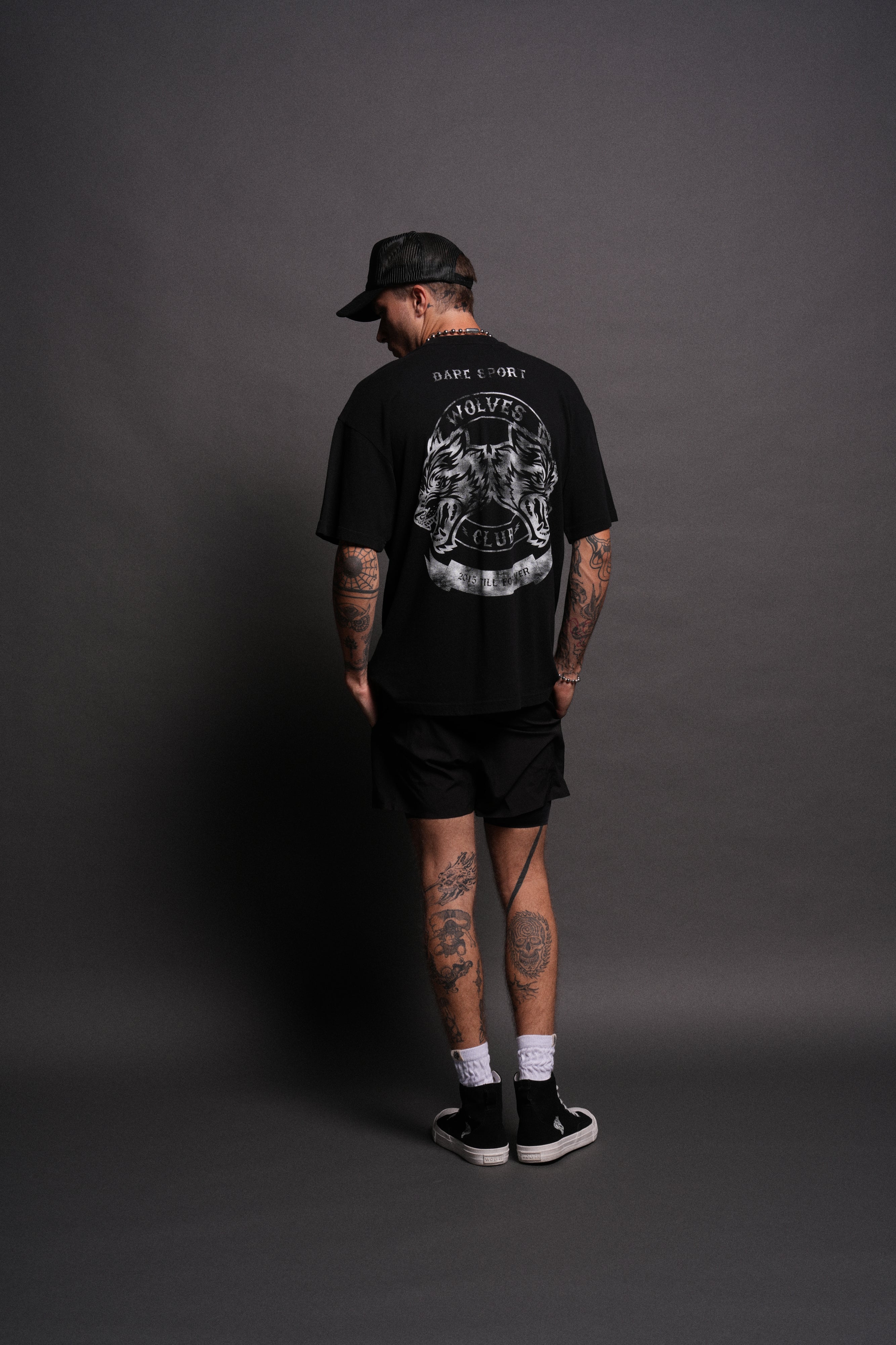 Wolves Club 2015 Till Forever "Premium" Oversized Tee in Black