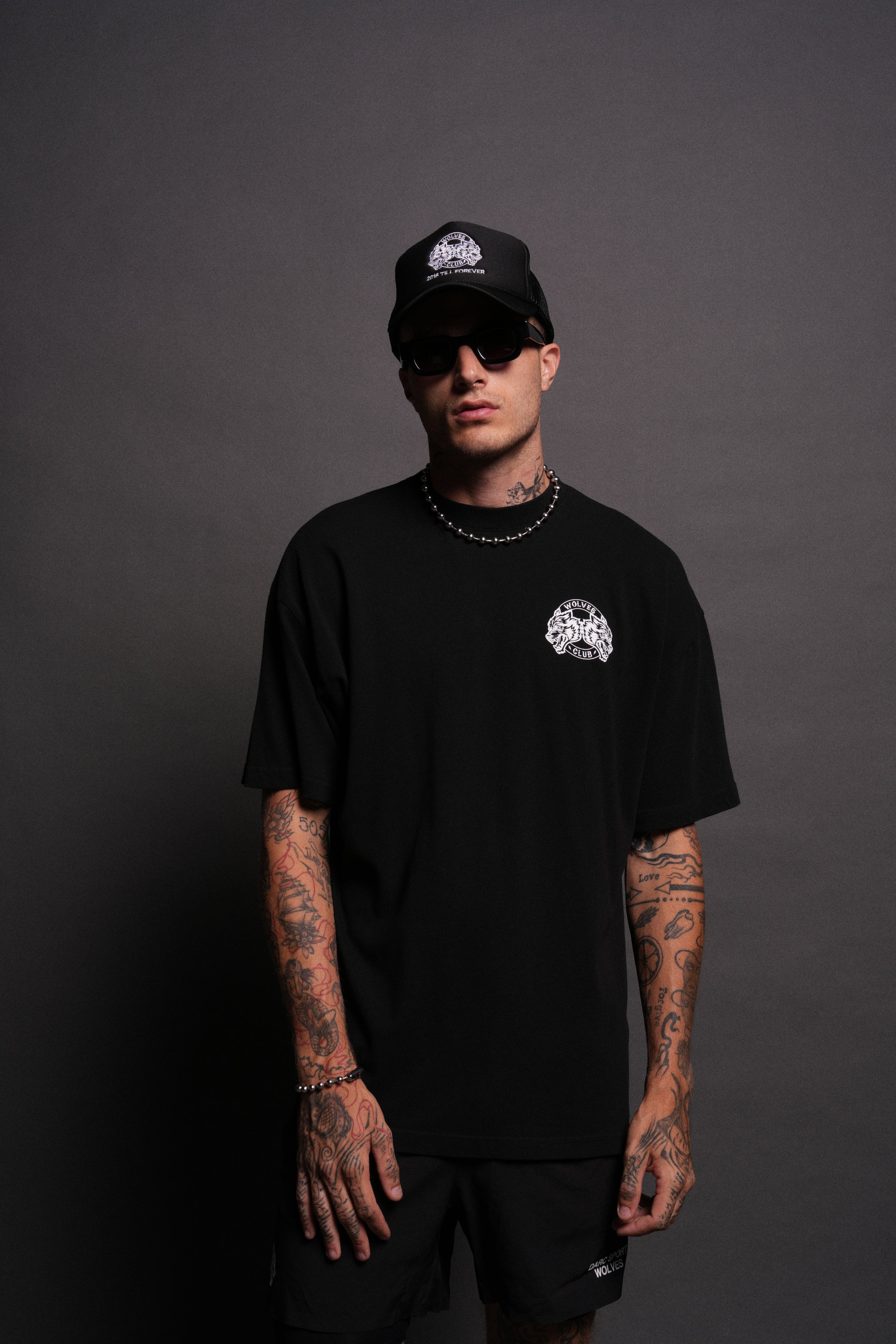 Wolves Club 2015 Till Forever "Premium" Oversized Tee in Black