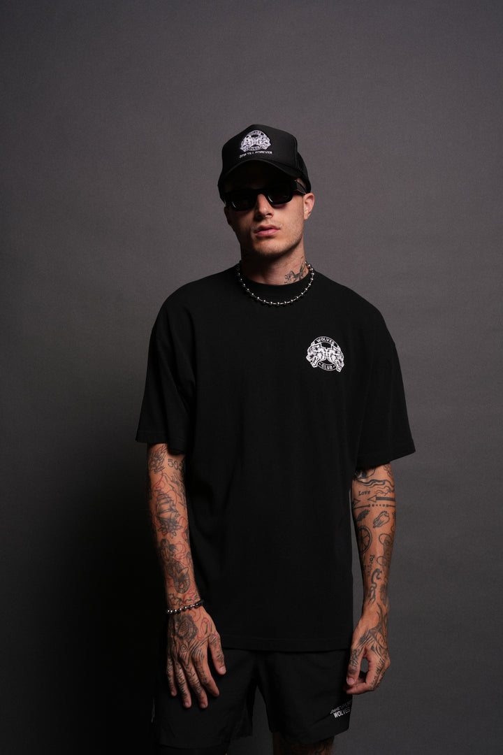 Wolves Club 2015 Till Forever "Premium" Oversized Tee in Black