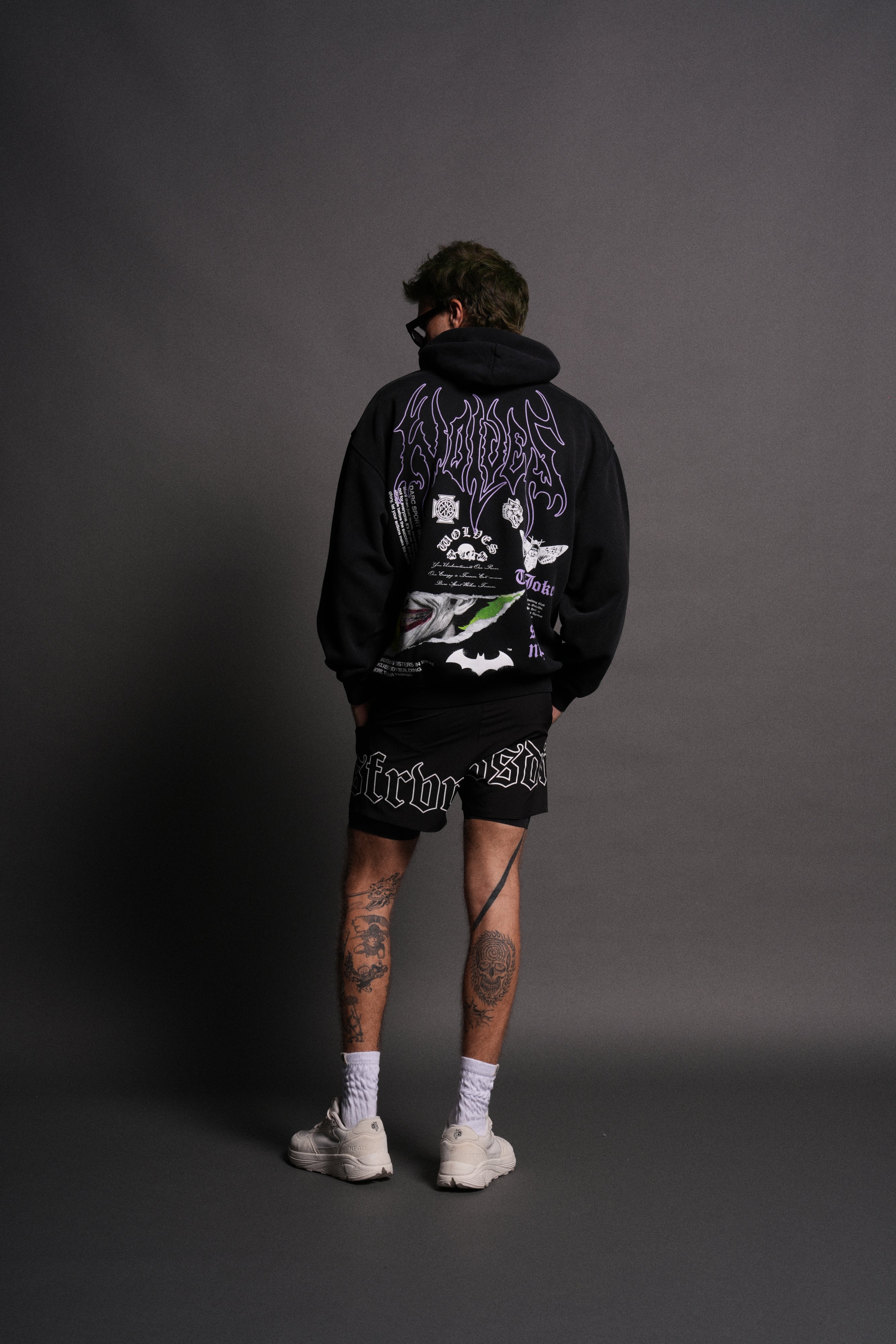 Smile "Pierce" Hoodie in Black