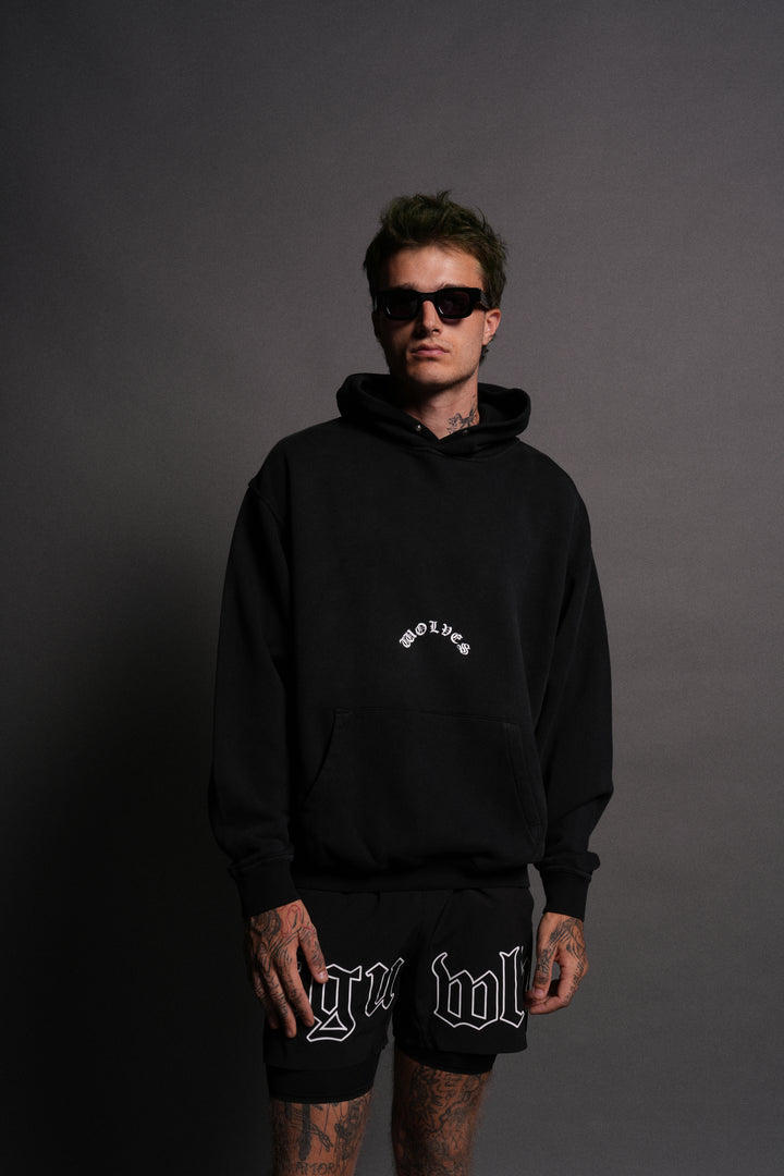 Smile "Pierce" Hoodie in Black