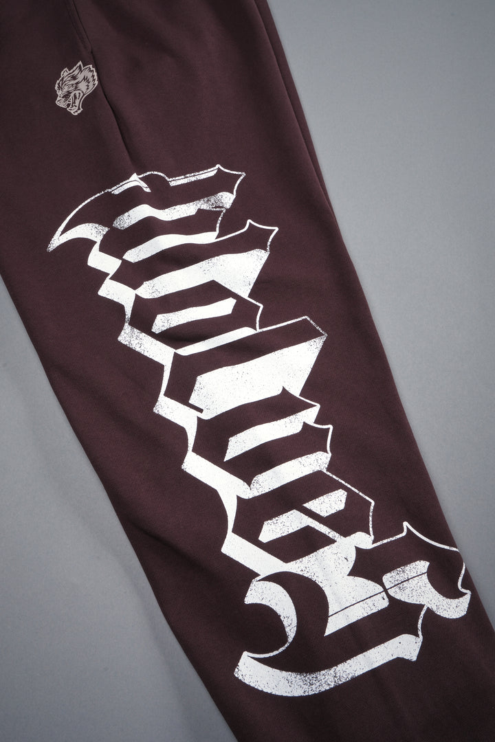 Free Will V2 Lightweight Lounger Sweat Pants in Darc Garnet