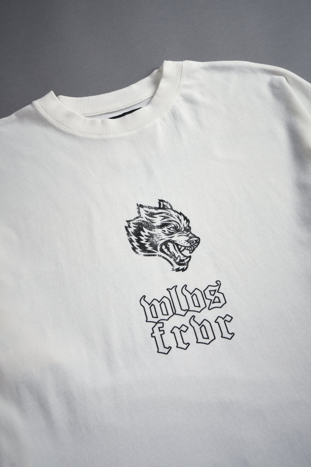 Last Breath "Premium" Oversized Tee in Cream