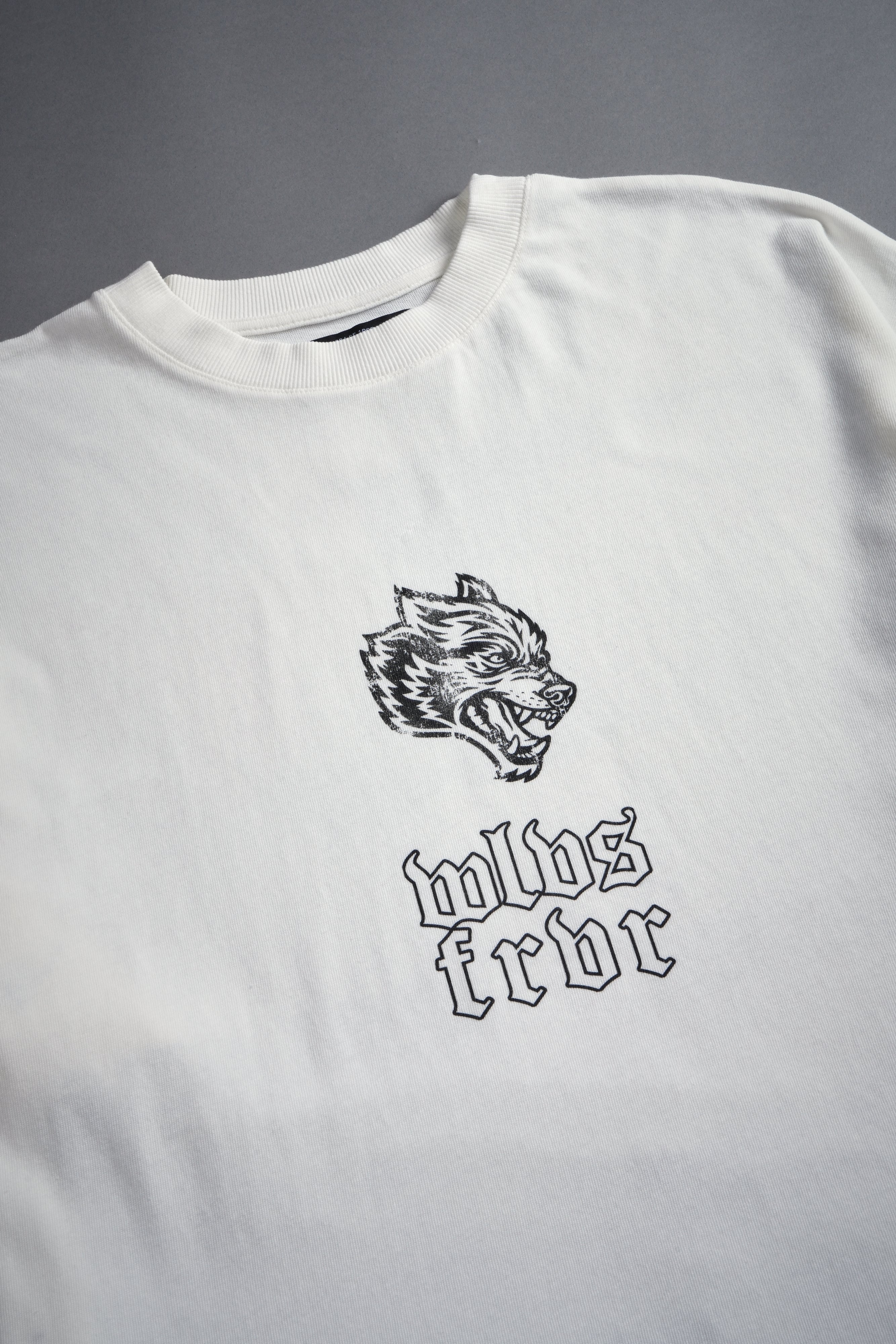 Last Breath "Premium" Oversized Tee in Cream