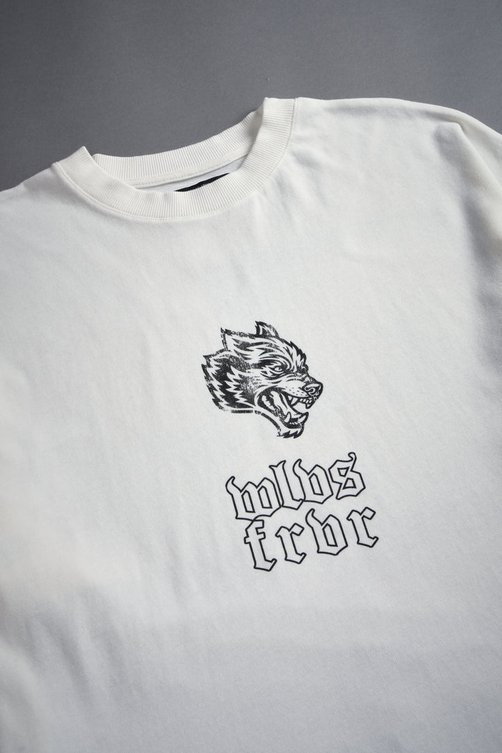 Last Breath "Premium" Oversized Tee in Cream