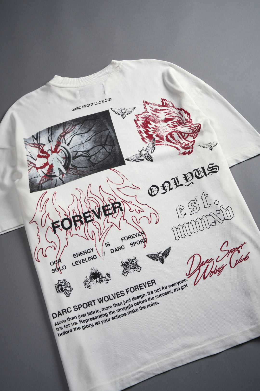 Last Breath "Premium" Oversized Tee in Cream