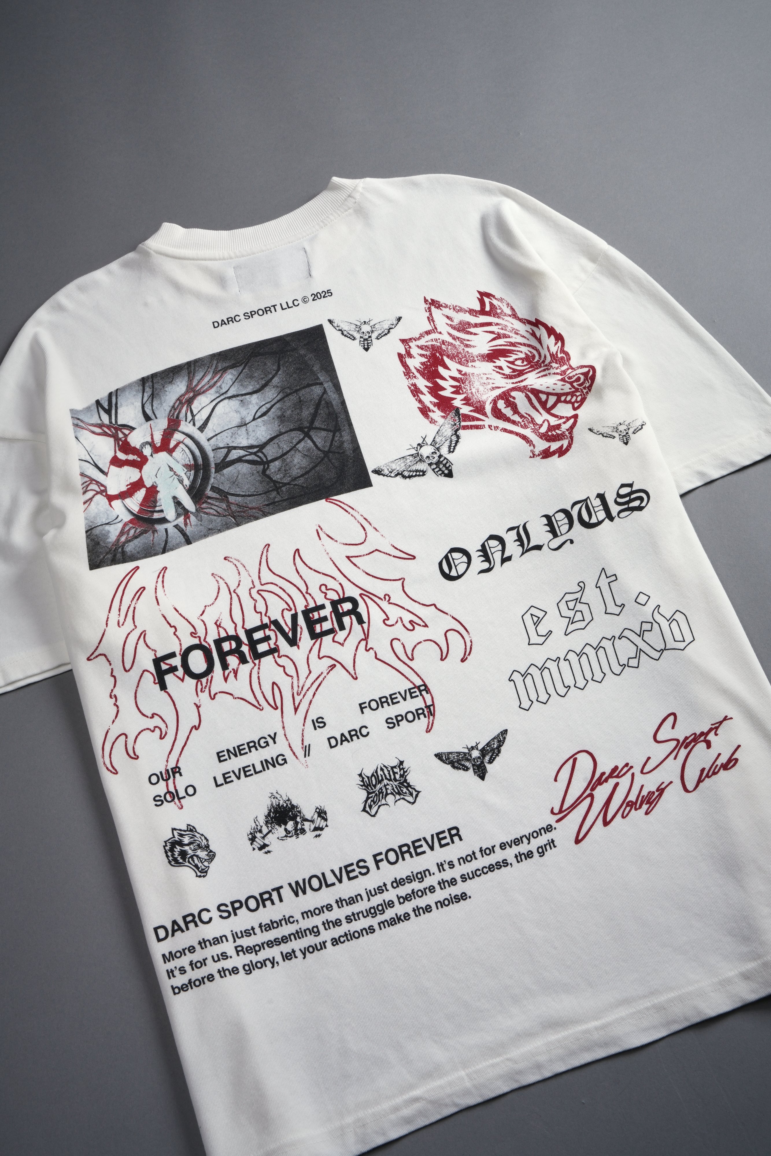 Last Breath "Premium" Oversized Tee in Cream