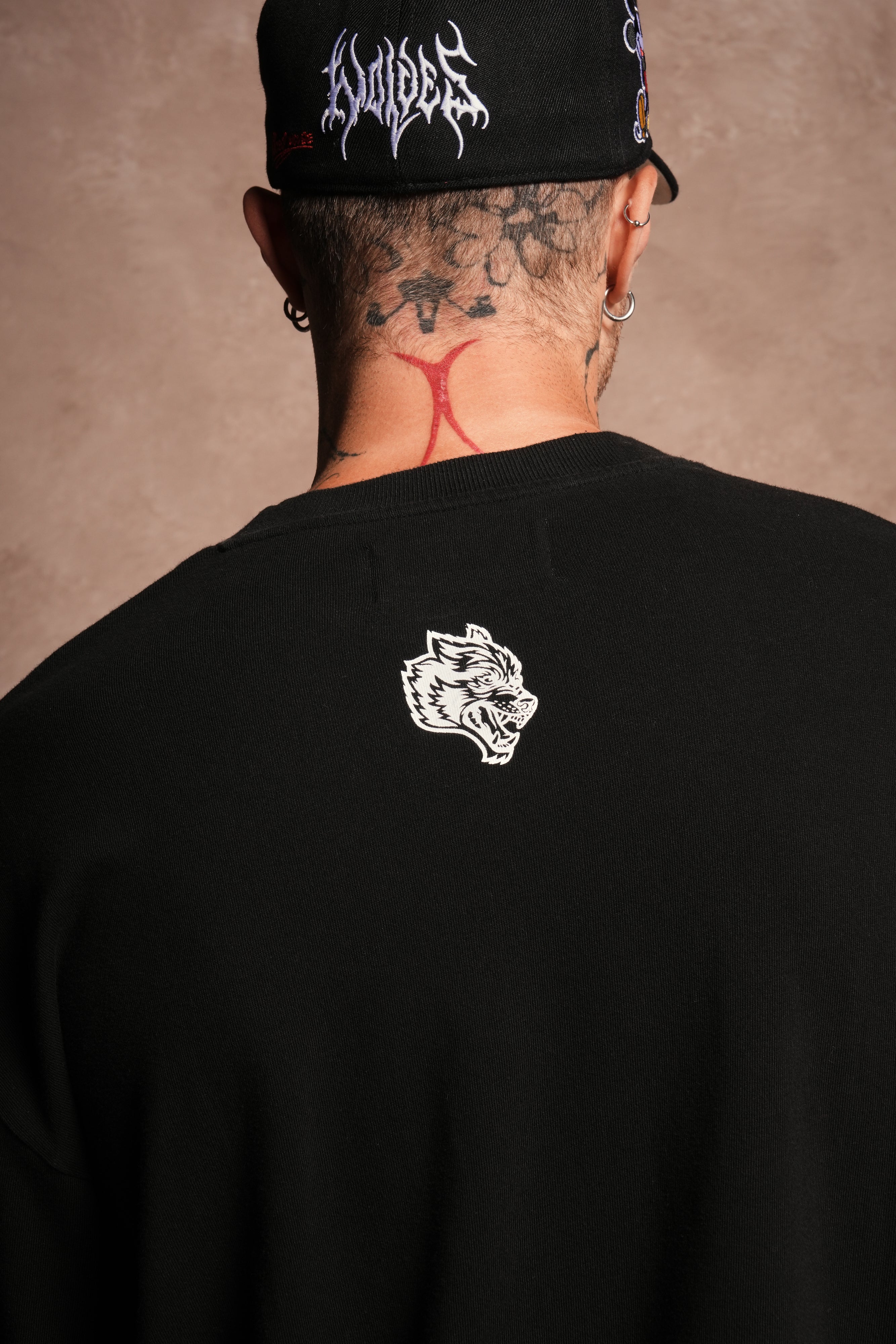 Mickey Mouse Hesh Fitted 5 Panel Cap in Black