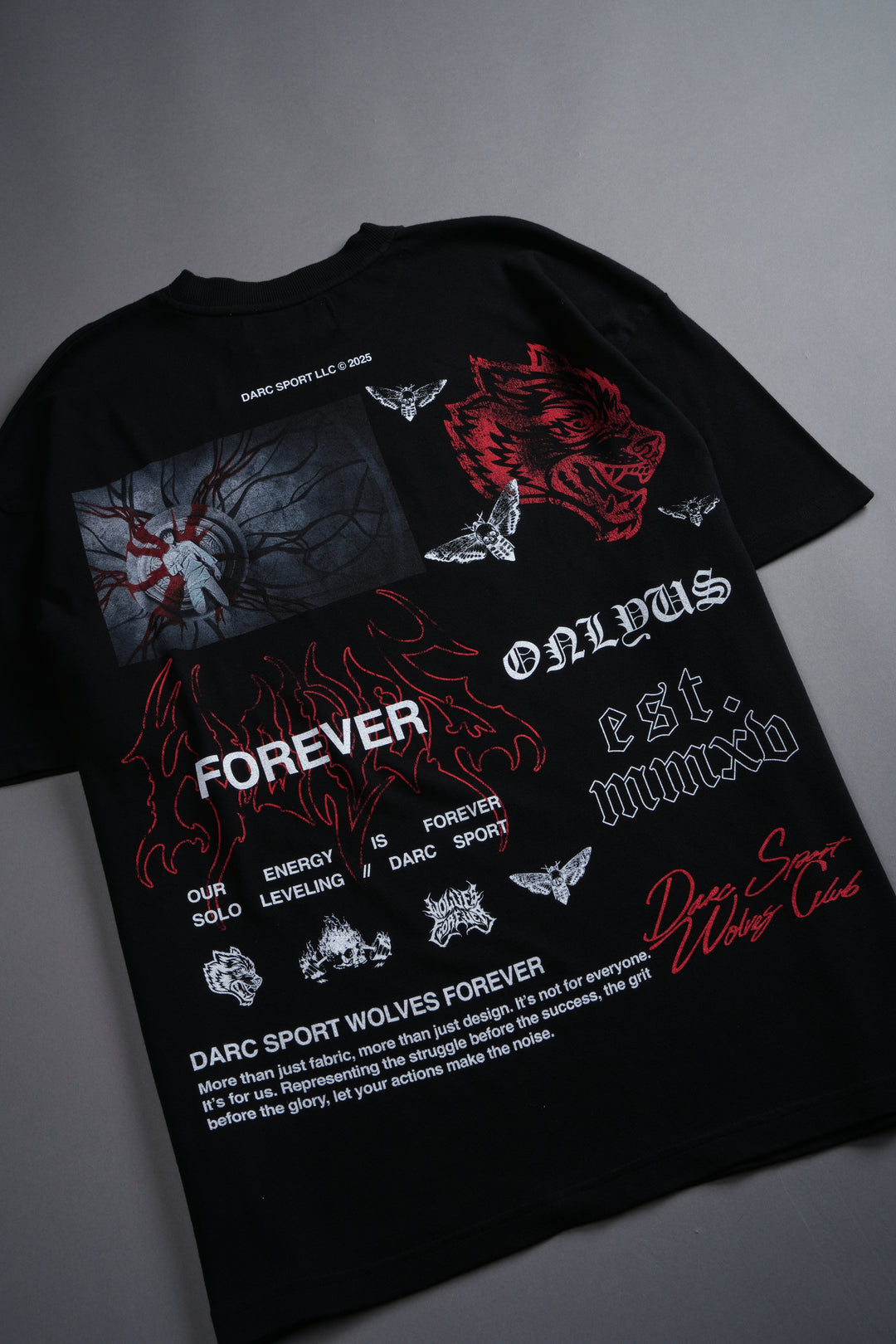 Last Breath "Premium" Oversized Tee in Black